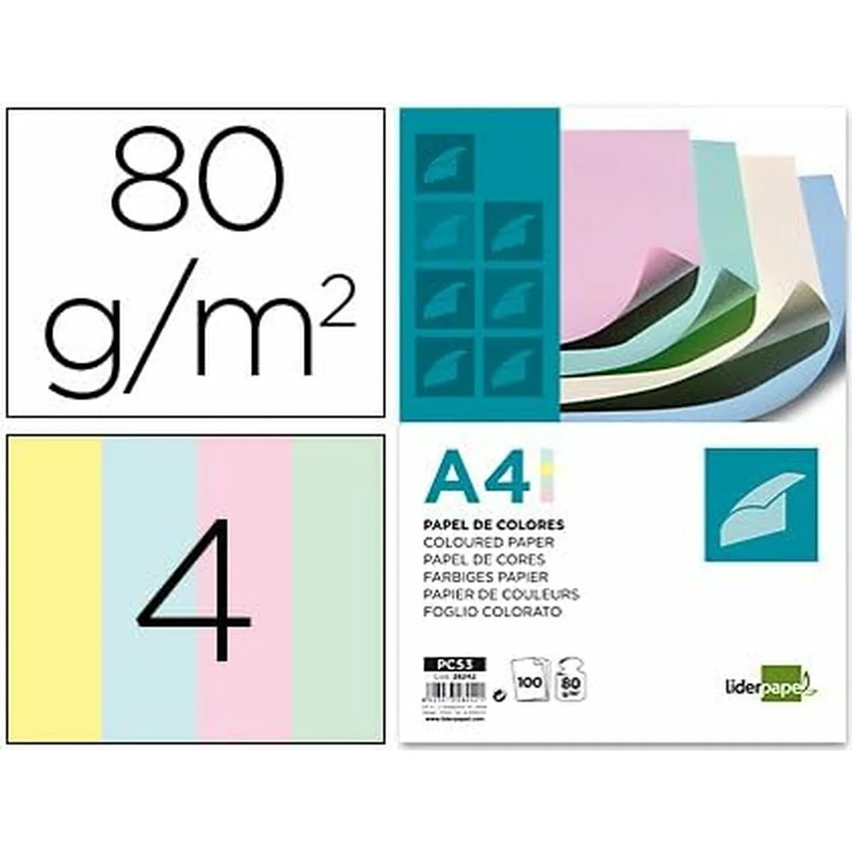 Ensemble de papeterie liderpapel pc53 multicouleur 100 volets s7718294792. La boutique en ligne Diaytar, un terrain de jeu infini pour tous ceux qui aiment découvrir des produits utiles et beaux