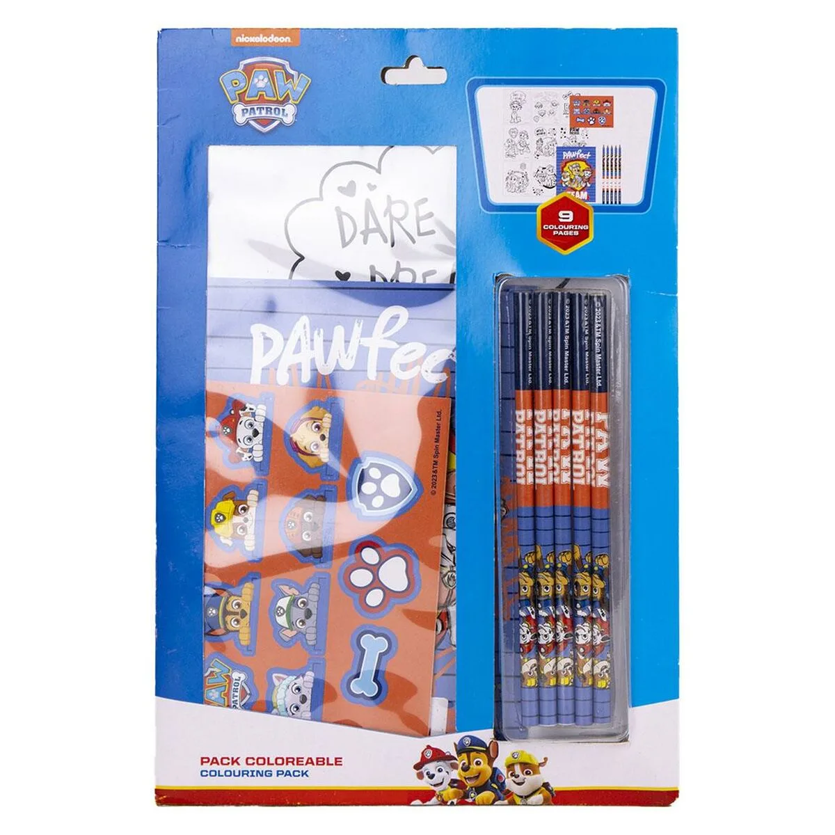 Ensemble de papeterie the paw patrol bleu s073722865. Diaytar, c'est le livre dont vous êtes le héros. Chaque produit que vous choisissez est un chapitre de votre histoire.