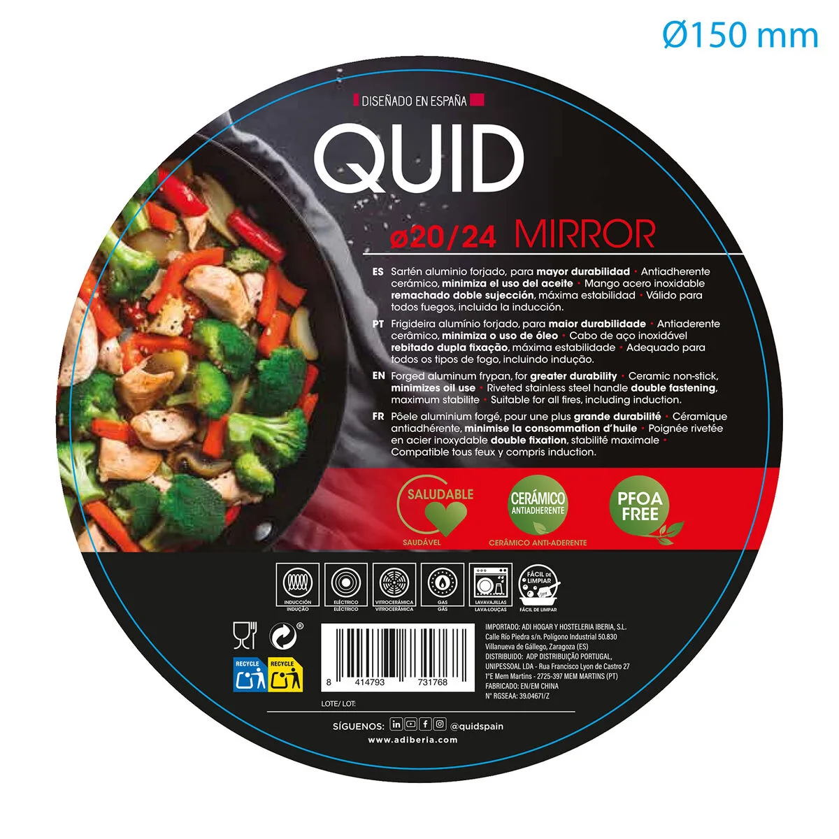 Ensemble de poele quid mirro rouge metal 2 pieces s271195082. Diaytar, c'est l'assurance de produits qui durent, tant dans leur construction que dans leur style intemporel.