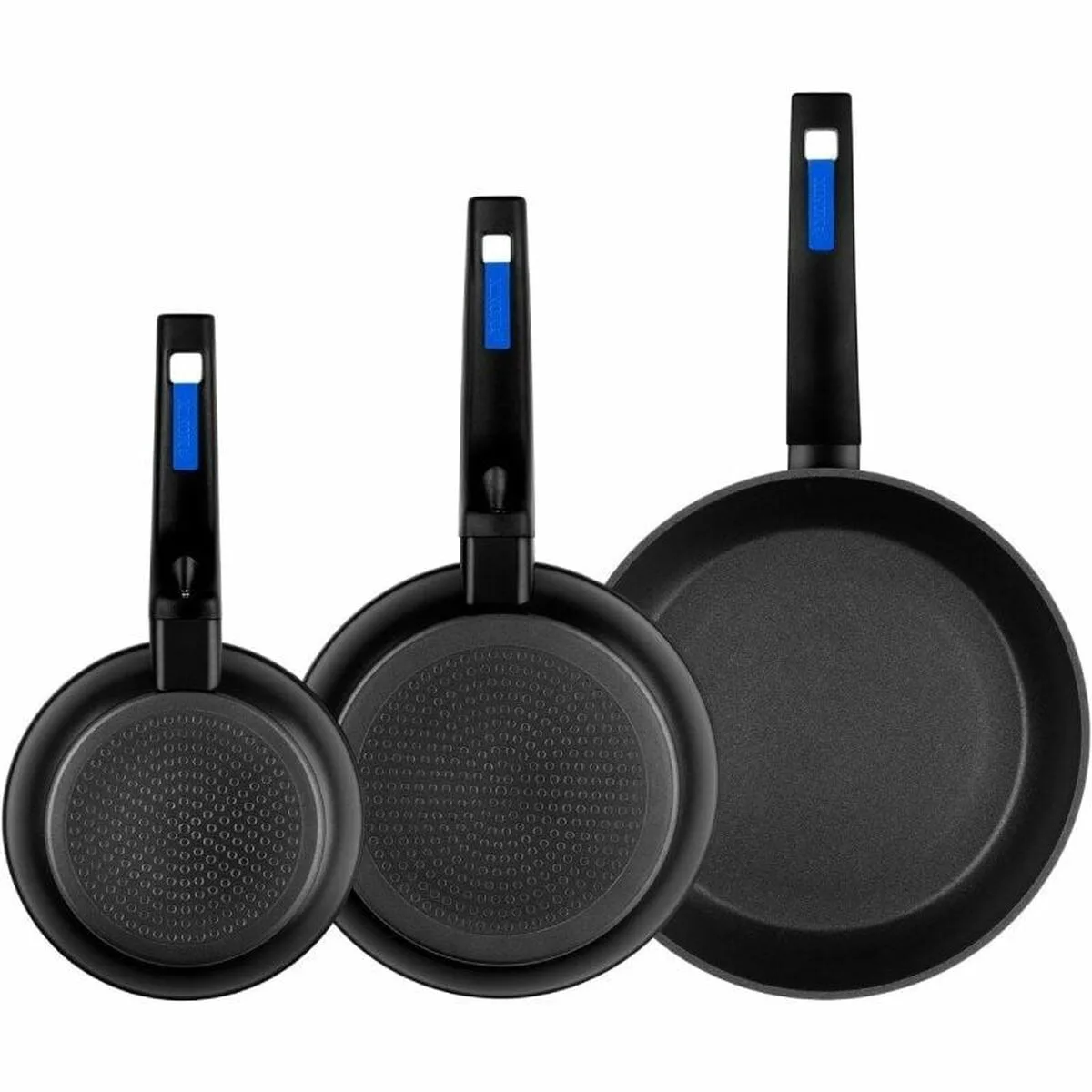 Ensemble de poeles monix m811200 noir bakelite aluminium forge 3 pieces s991570033. Chez Diaytar, chaque détail compte pour votre satisfaction totale.