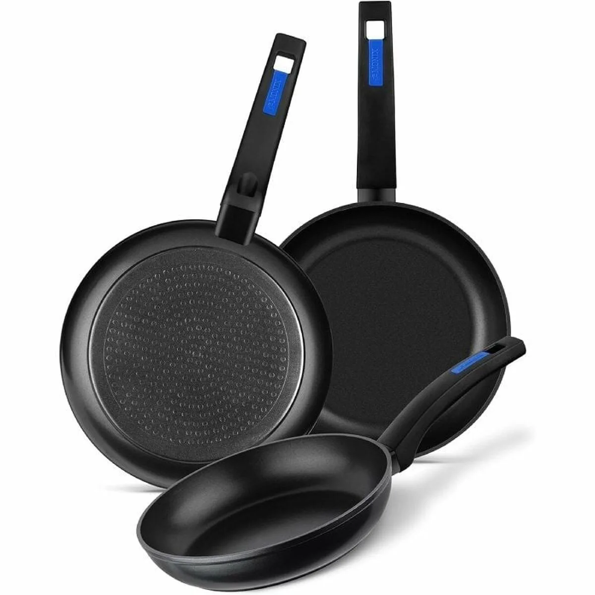 Ensemble de poeles monix m811200 noir bakelite aluminium forge 3 pieces s991570070. Diaytar, le partenaire de ceux qui veulent une vie mieux équipée, mieux designée et plus connectée, tout simplement.Diaytar : Le laboratoire des tendances où naissent vos futurs produits préférés, des essentiels aux plus innovants.