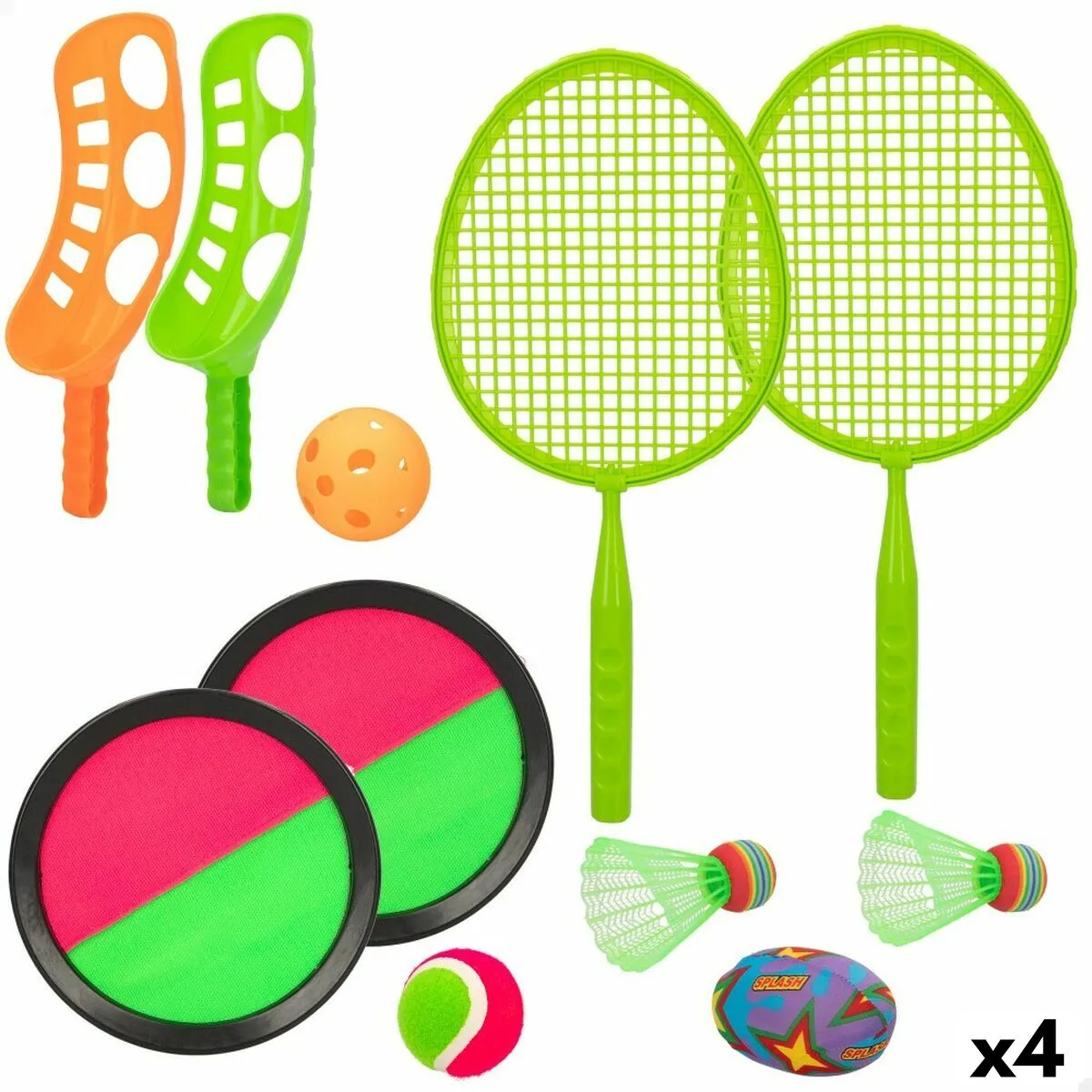 Ensemble de raquettes colorbaby exterieur 4 en 1 20 x 43 5 x 0 5 cm 4 unites s890092219. Avec Diaytar, faites le plein d'idées et de produits ingénieux pour toutes les pièces de votre maison et tous les aspects de votre vie