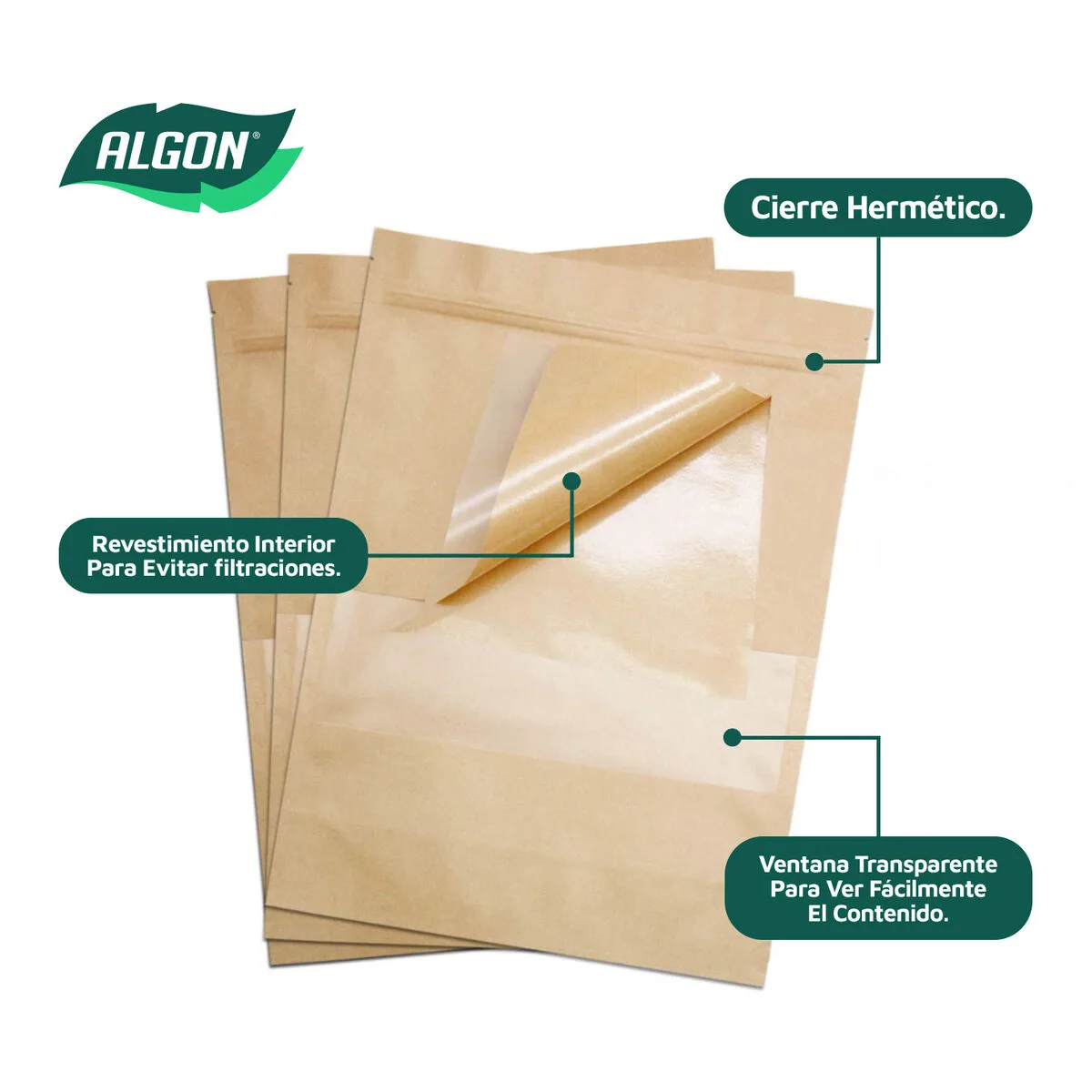 Ensemble de sac alimentaire reutilisable algon kraft 17 x 24 x 4 cm 15 pieces 12 unites s223900262. Diaytar s'adresse aux esprits modernes en quête de produits qui allient performance technologique et design épuré