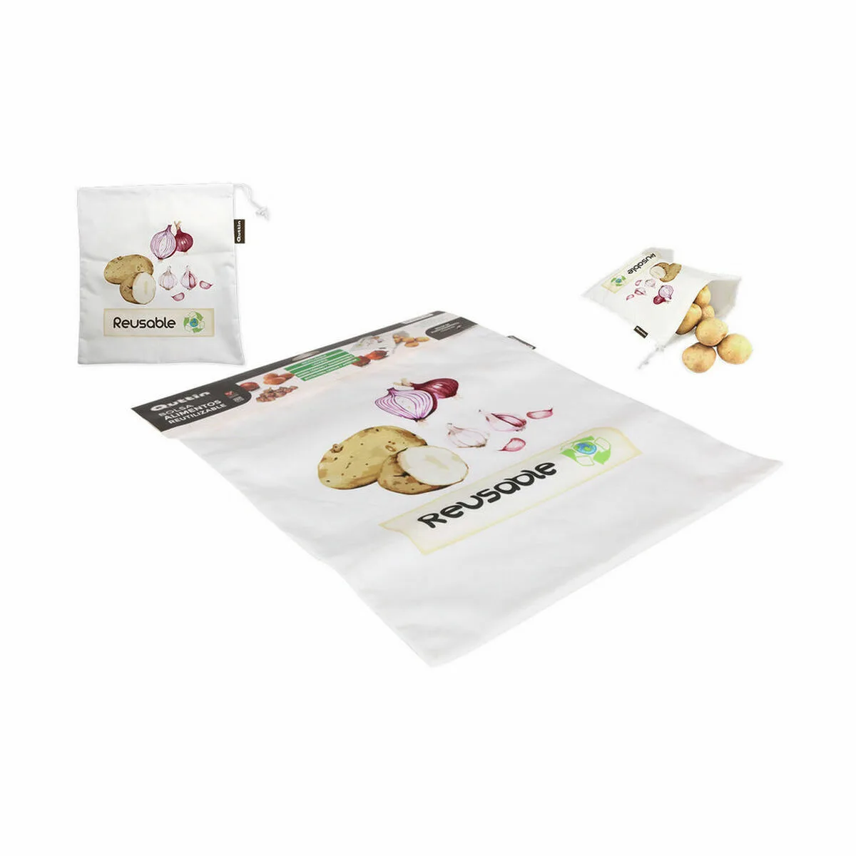 Ensemble de sac alimentaire reutilisable quttin 39 5 x 35 cm 18 unites s223054522. Diaytar Home : Créez l'atmosphère parfaite dans chaque pièce de votre maison.