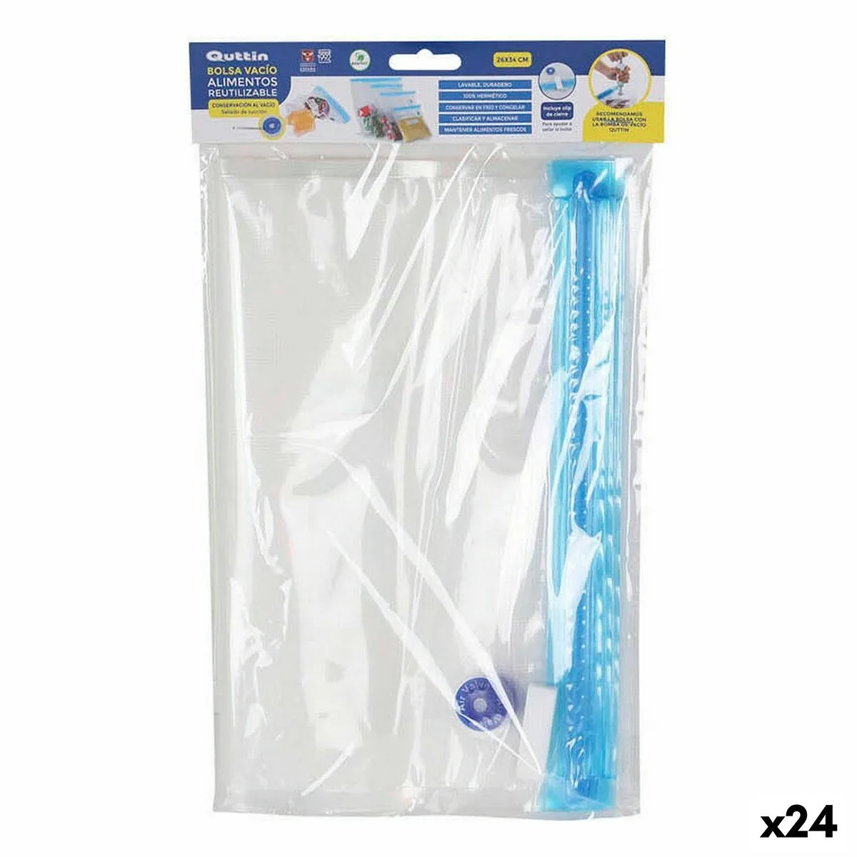 Ensemble de sac alimentaire reutilisable quttin soupape a vide 4 pieces 26 x 34 cm 24 unites s223054290. Diaytar, c'est la vitrine permanente des innovations produits qui vont faire parler d'elles dans les mois à venir.