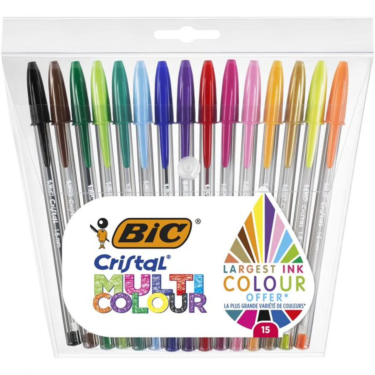Ensemble de stylos bic cristal multicolor 15 pieces multicouleur 0 42 mm 15 pieces s840159346. Pour un shopping sans limites : Diaytar déniche pour vous le meilleur des produits généraux, électroniques et de style de vie