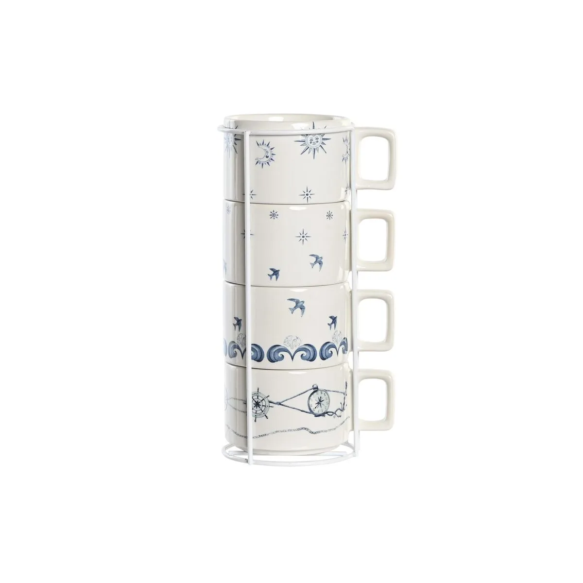 Ensemble de tasses a cafe dkd home decor bleu blanc metal dolomite 260 ml s304455938. Diaytar, c'est la convergence entre votre style unique et notre sélection infinie de produits qui lui correspondent.