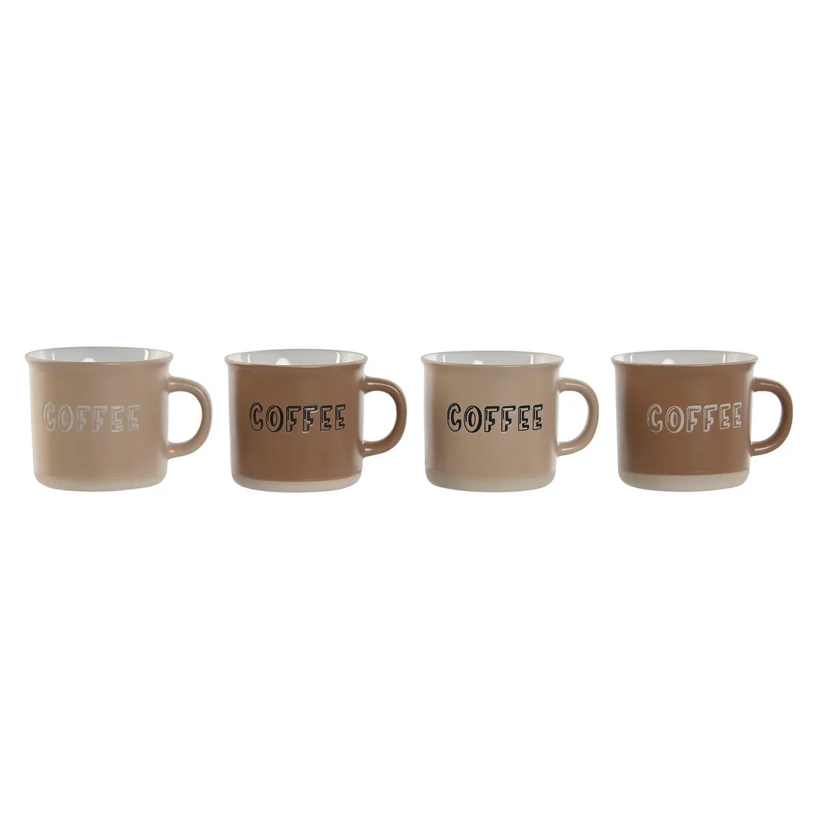 Ensemble de tasses a cafe home esprit marron gres 180 ml s305397976. Diaytar, c'est le grand ménage de printemps dans vos habitudes shopping : on garde l'essentiel, on jette le superflu.