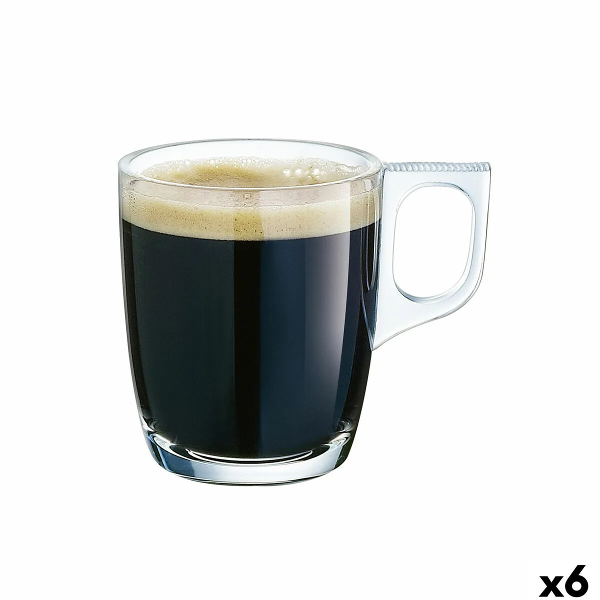 Ensemble de tasses a cafe luminarc nuevo transparent verre 90 ml 6 unites s271214563. L'art de vivre à la française s'exprime dans notre collection maison Diaytar.