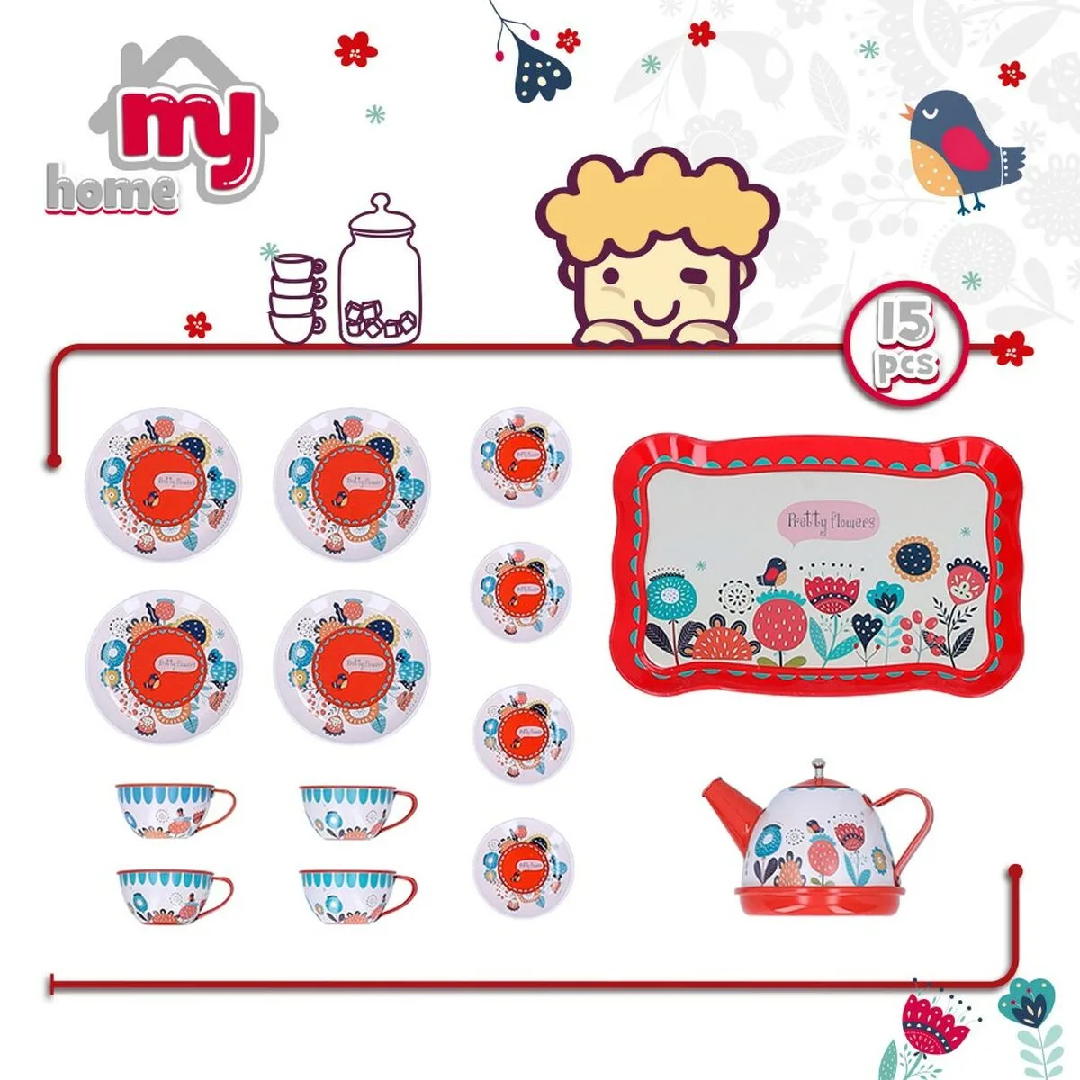 Ensemble de the colorbaby my home jouet 15 pieces 6 unites s890058578. Diaytar, le reflect de vos envies multiples : une gamme de produits soigneusement composée pour sa diversité et sa pertinence
