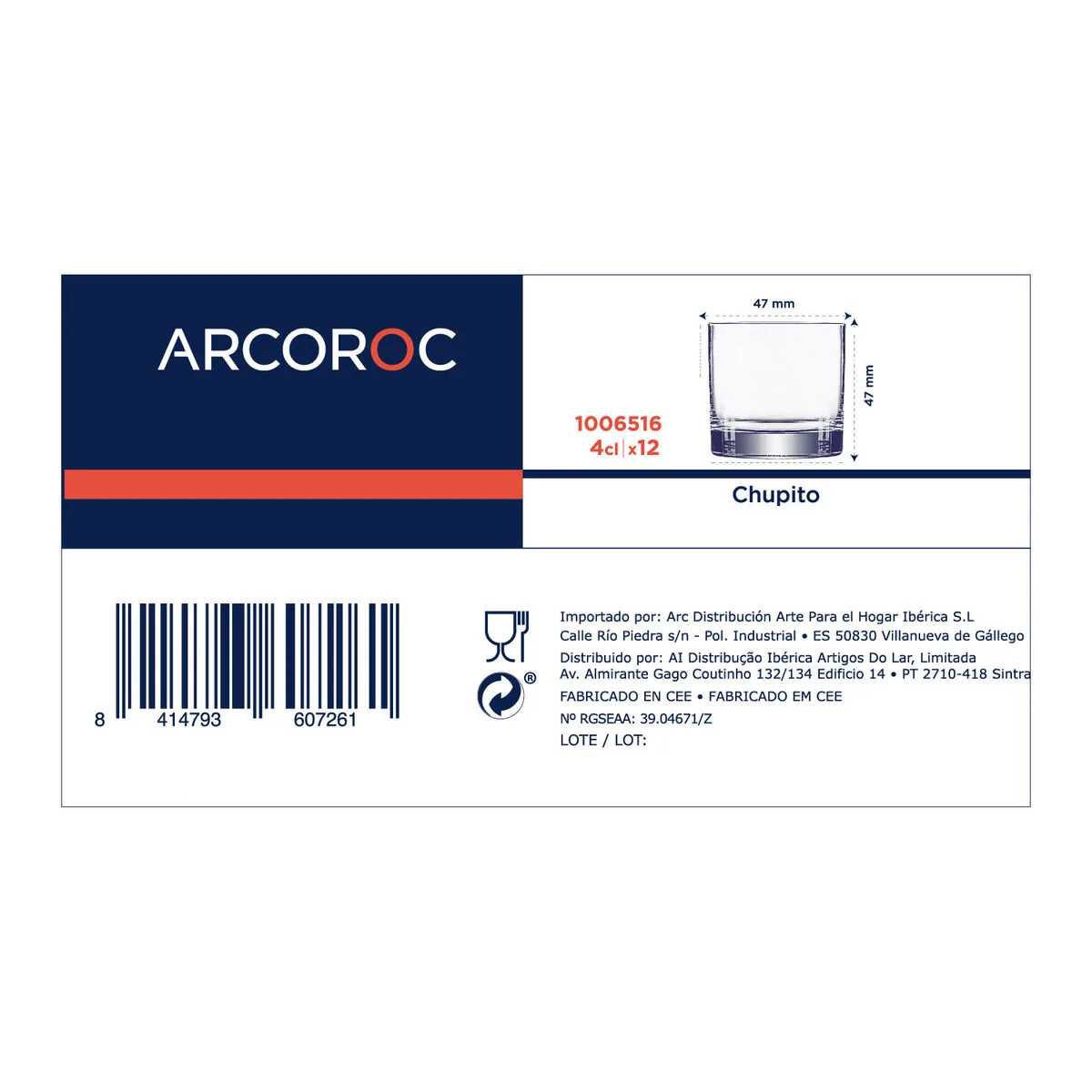 Ensemble de verres a liqueur arcoroc chupito transparent verre 40 ml 12 unites s271139686. Diaytar, c'est le cercle vertueux : des produits de qualité qui améliorent votre vie, qui vous rendent heureux, alors vous revenez.