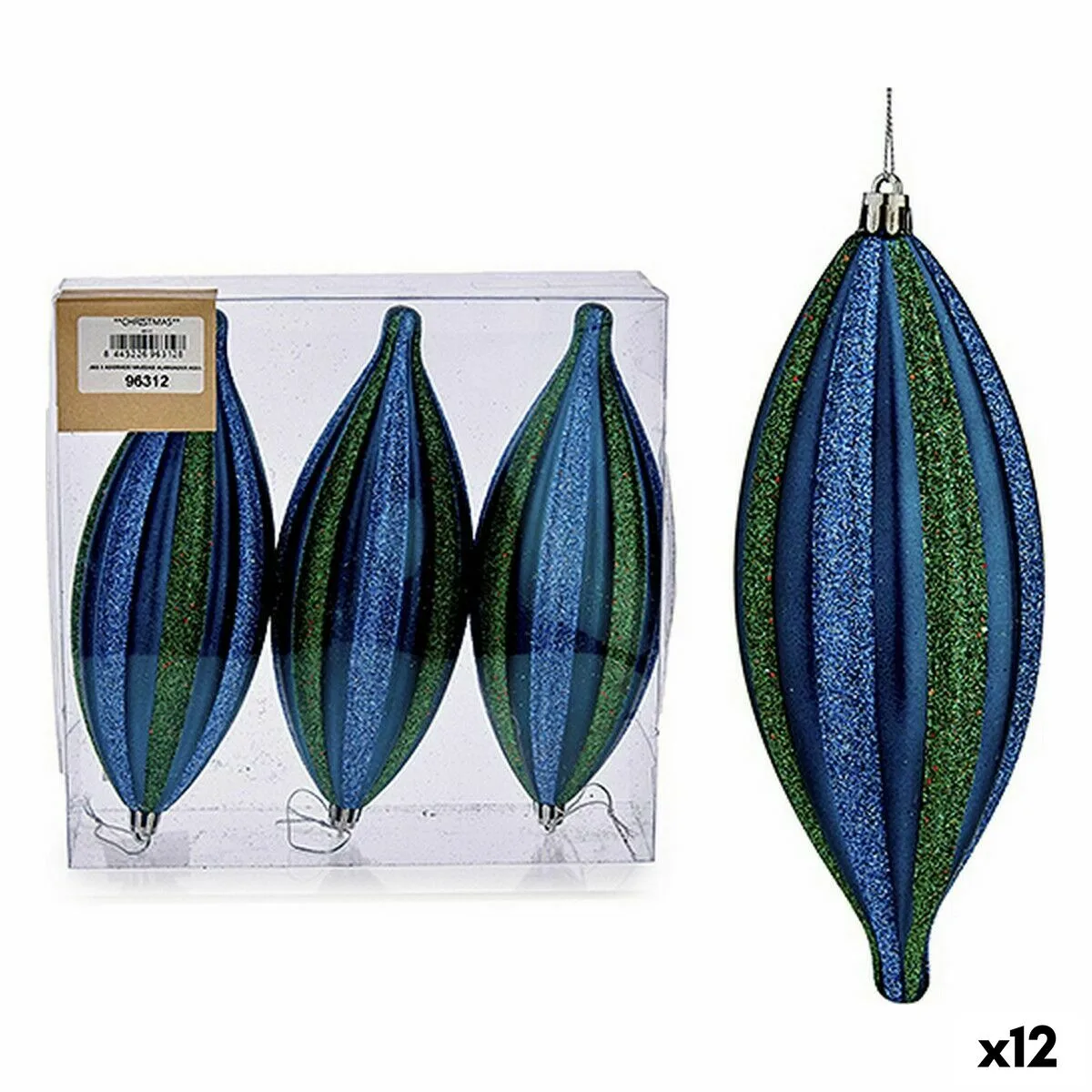 Ensemble decorations de noel krist 00907 bleu vert pvc allonge 8 5 x 3 5 x 19 cm 12 unites s362759291. Nous traitons chaque produit Diaytar avec le même respect que si nous devions l'offrir à un proche. La qualité est non-négociable.