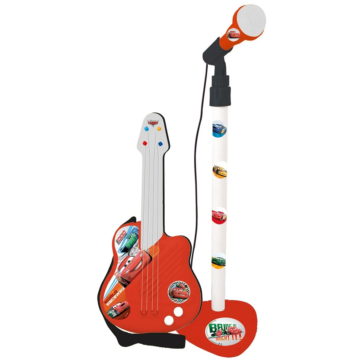 Ensemble musical cars microphone guitare pour enfant rouge s242511369. Créez votre look signature avec les pièces mode sélectionnées par Diaytar.