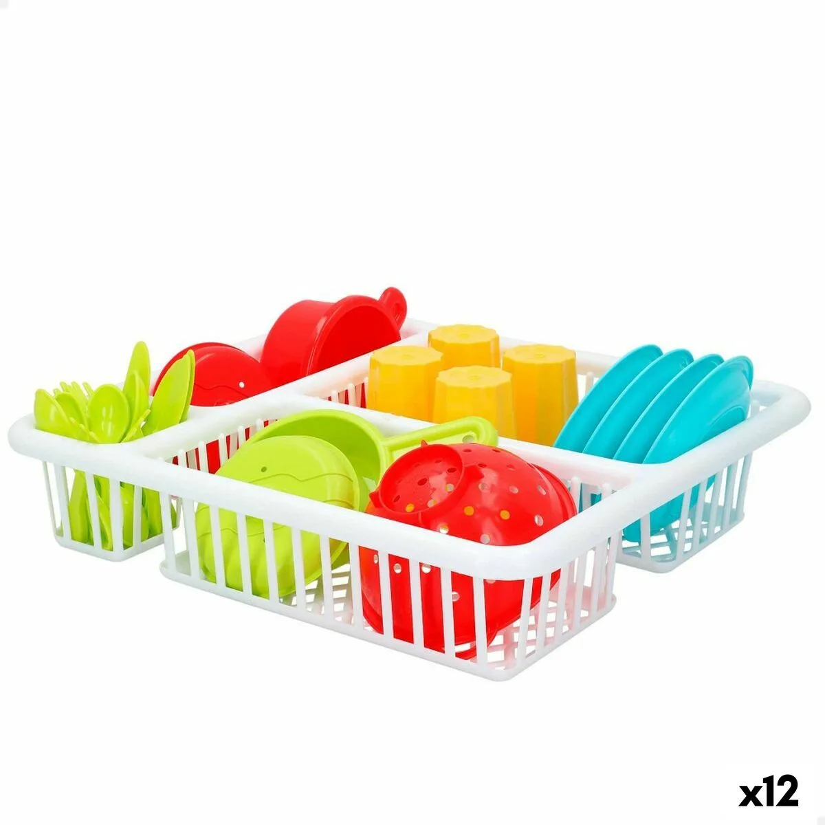 Ensemble vaisselle pour enfants colorbaby jouet draineur 26 pieces 12 unites s890053367. La recette Diaytar : un tiers de design, un tiers d'innovation, un tiers de fonctionnalité. Le tout saupoudré de tendance.