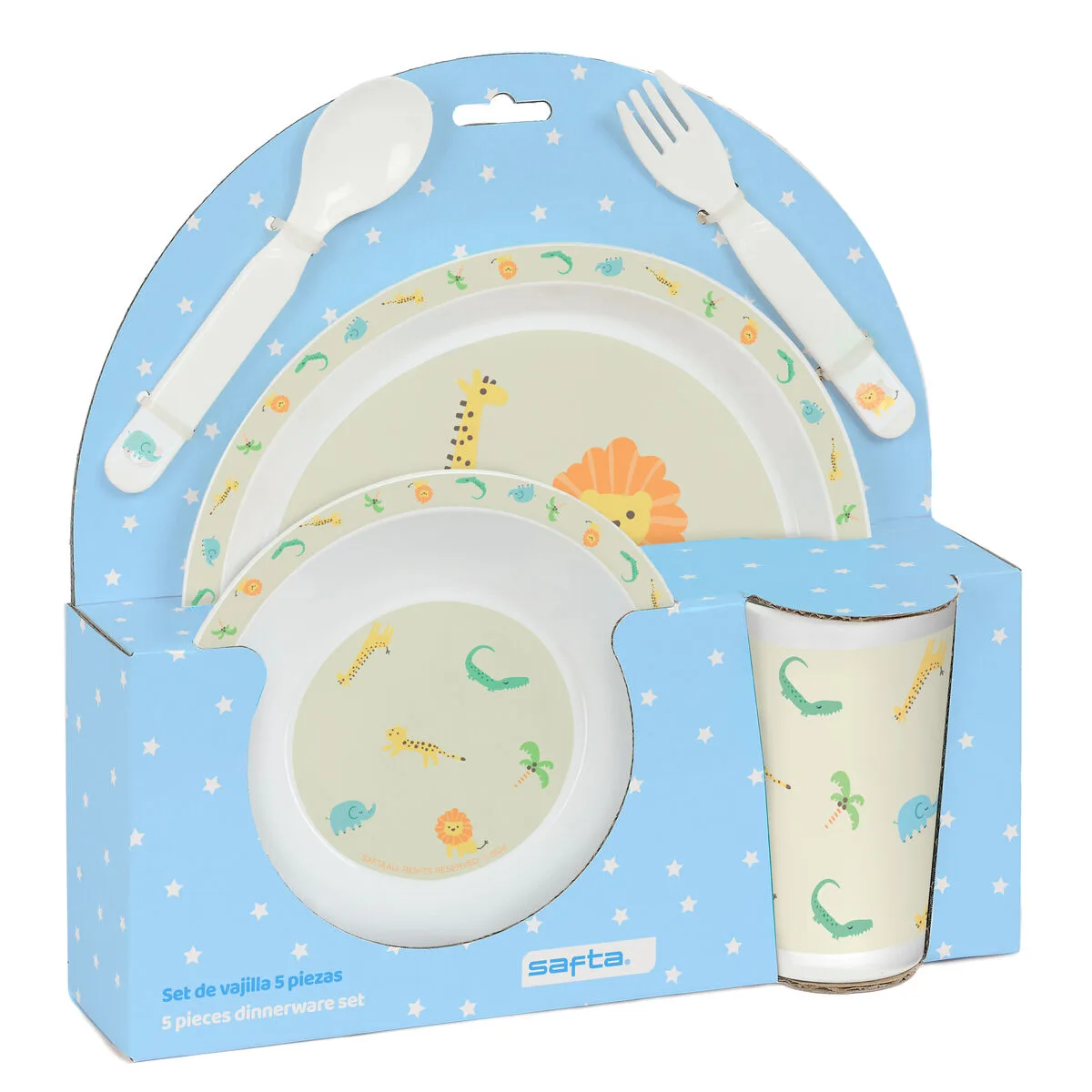 Ensemble vaisselle pour enfants safta jungle 5 pieces s430926917. Du salon à la chambre, Diaytar habille votre intérieur avec élégance.