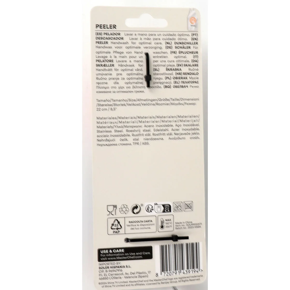 Eplucheur masterchef acier inoxydable 24 unites s223655758. Chez Diaytar, nous valorisons autant la fonction que la forme dans chaque produit que nous ajoutons à notre collection