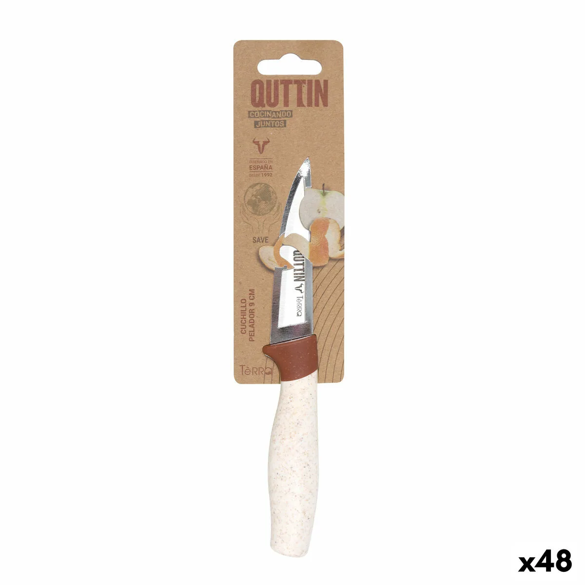 Eplucheur quttin terra marron argente acier inoxydable 9 cm 48 unites s223552376. Nous avons conçu Diaytar pour être intuitif, comme vos produits préférés. Simple, efficace, et terriblement séduisant.