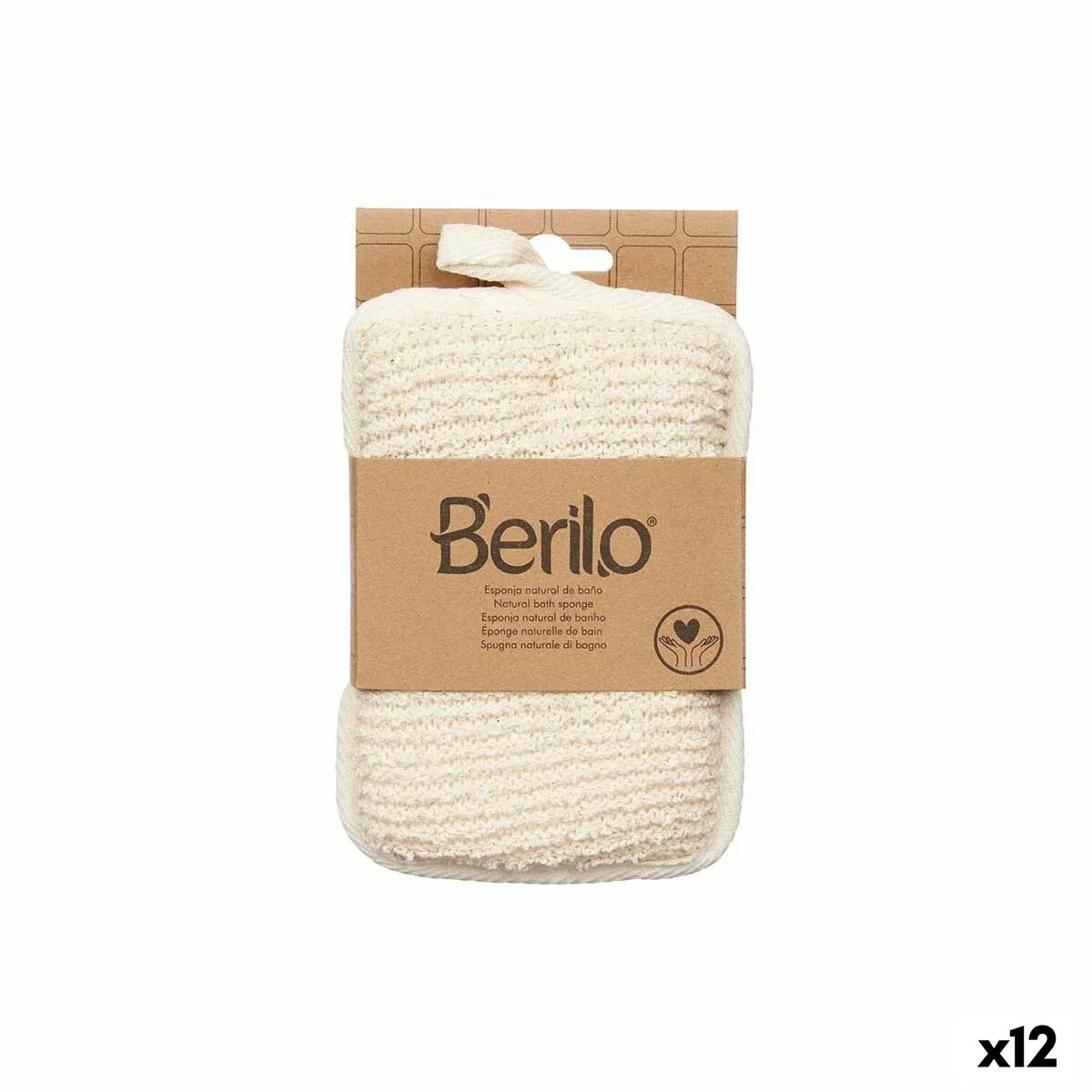 Eponge corporelle berilo b7081 6 blanc beige 11 x 16 5 x 2 cm 12 unites s363369049. Diaytar cultive l'art du bien-être à travers ses produits soigneusement choisis.