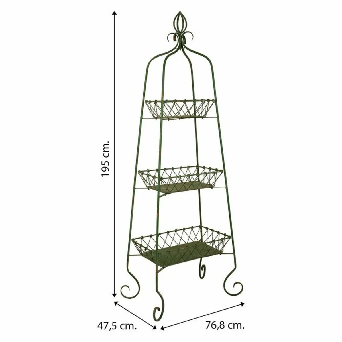 Etagere alexandra house living vert fer 47 x 195 x 76 cm d163040267. L'ADN de Diaytar : un mélange éclectique et raffiné de produits qui parle aussi bien aux geeks qu'aux esthètes