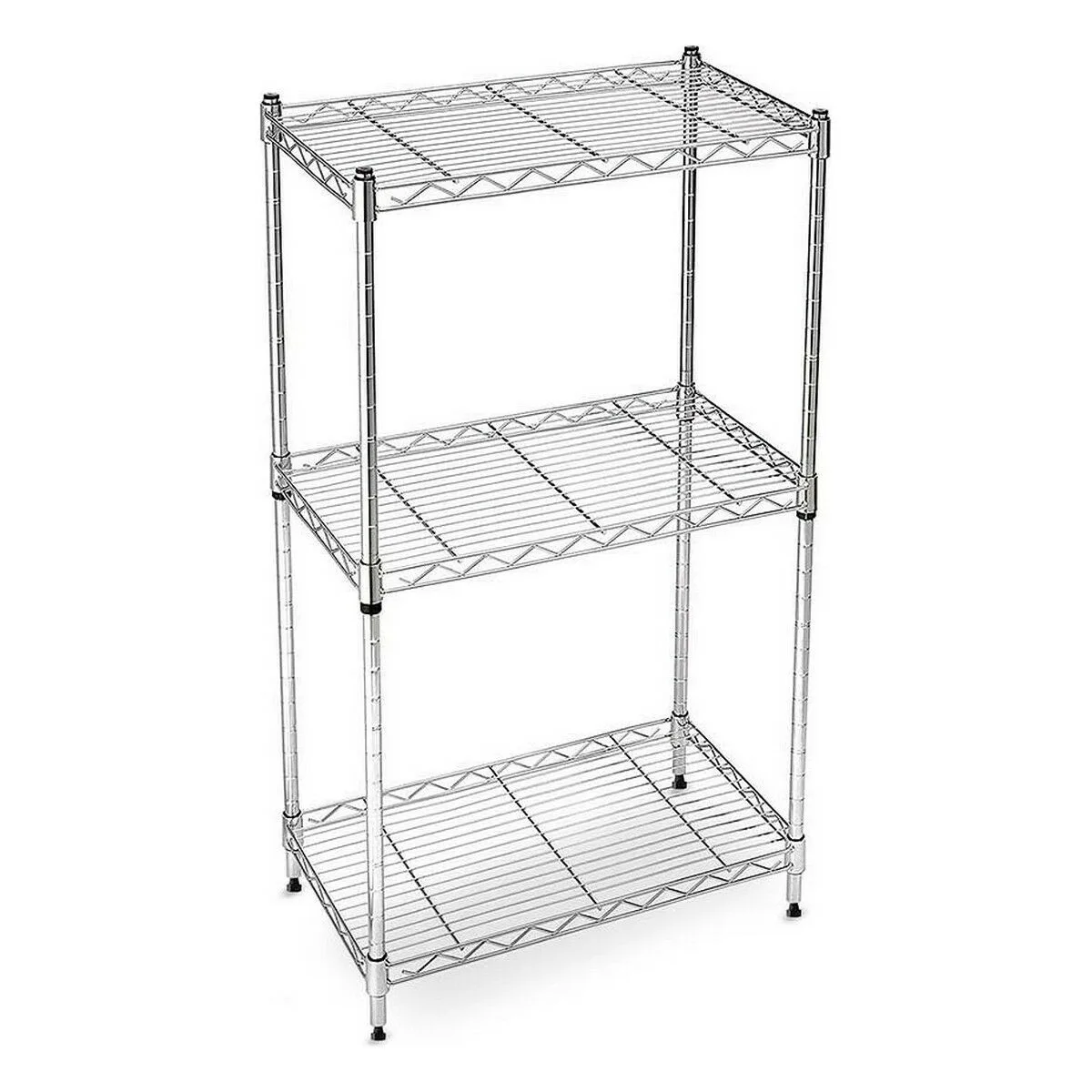 Etagere confortime 3 niveaux chrome 60 x 30 x 120 cm s221228780. Nous croyons en la puissance de la simplicité. Les produits Diaytar sont beaux, utiles, et incroyablement simples à utiliser.