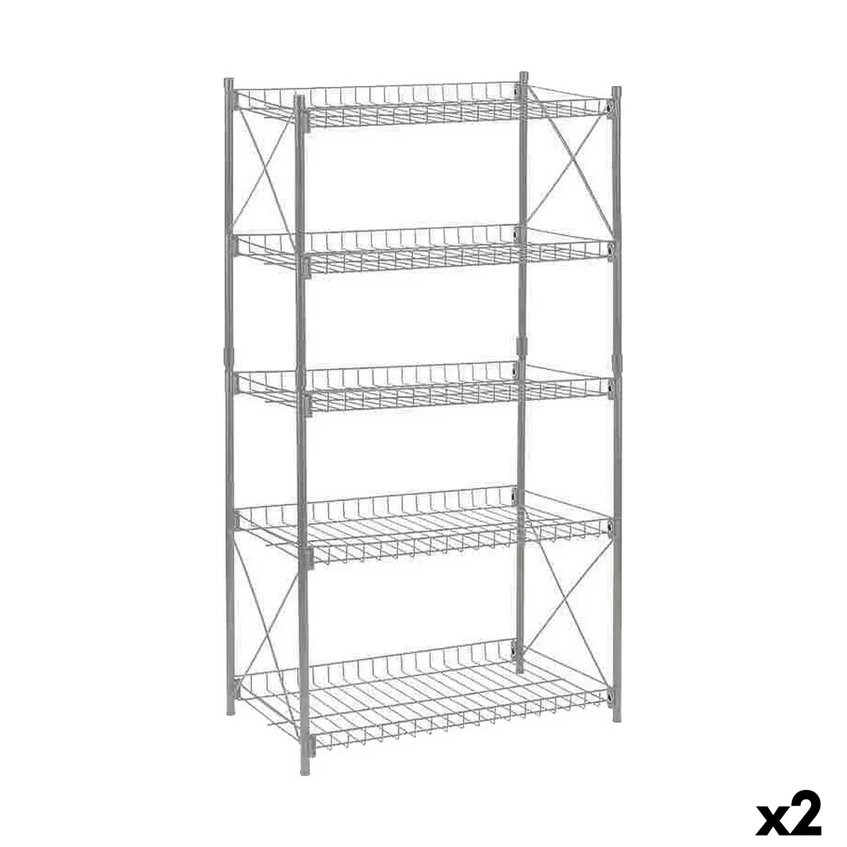 Etagere confortime metal 52 x 34 x 110 cm 2 unites s223120736. Pour les esprits curieux et exigeants, Diaytar est la source intarissable de produits rares et ingénieux.