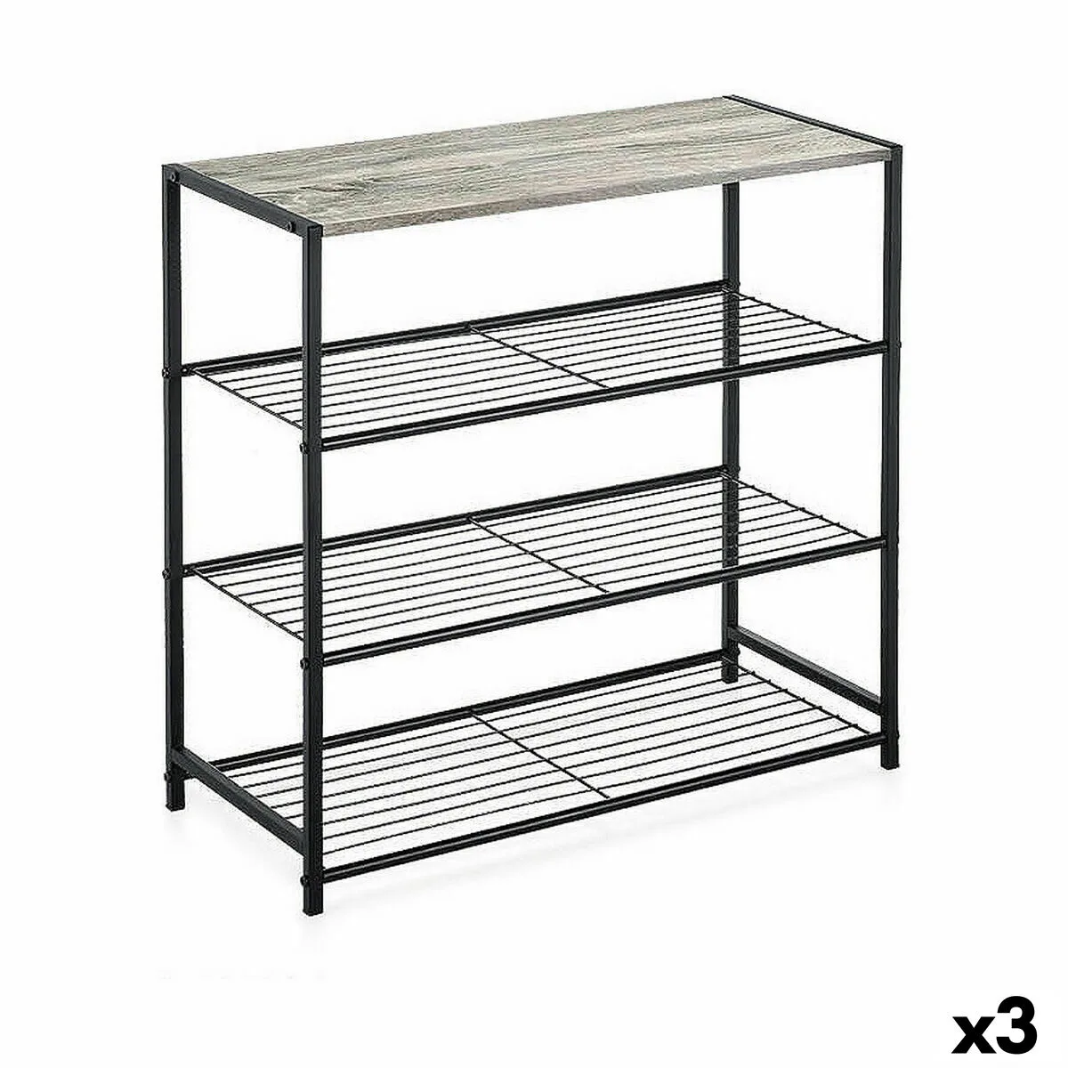 Etagere confortime noir metal 60 x 30 x 63 5 cm 3 unites s223129519. Pour un shopping sans limites : Diaytar déniche pour vous le meilleur des produits généraux, électroniques et de style de vie