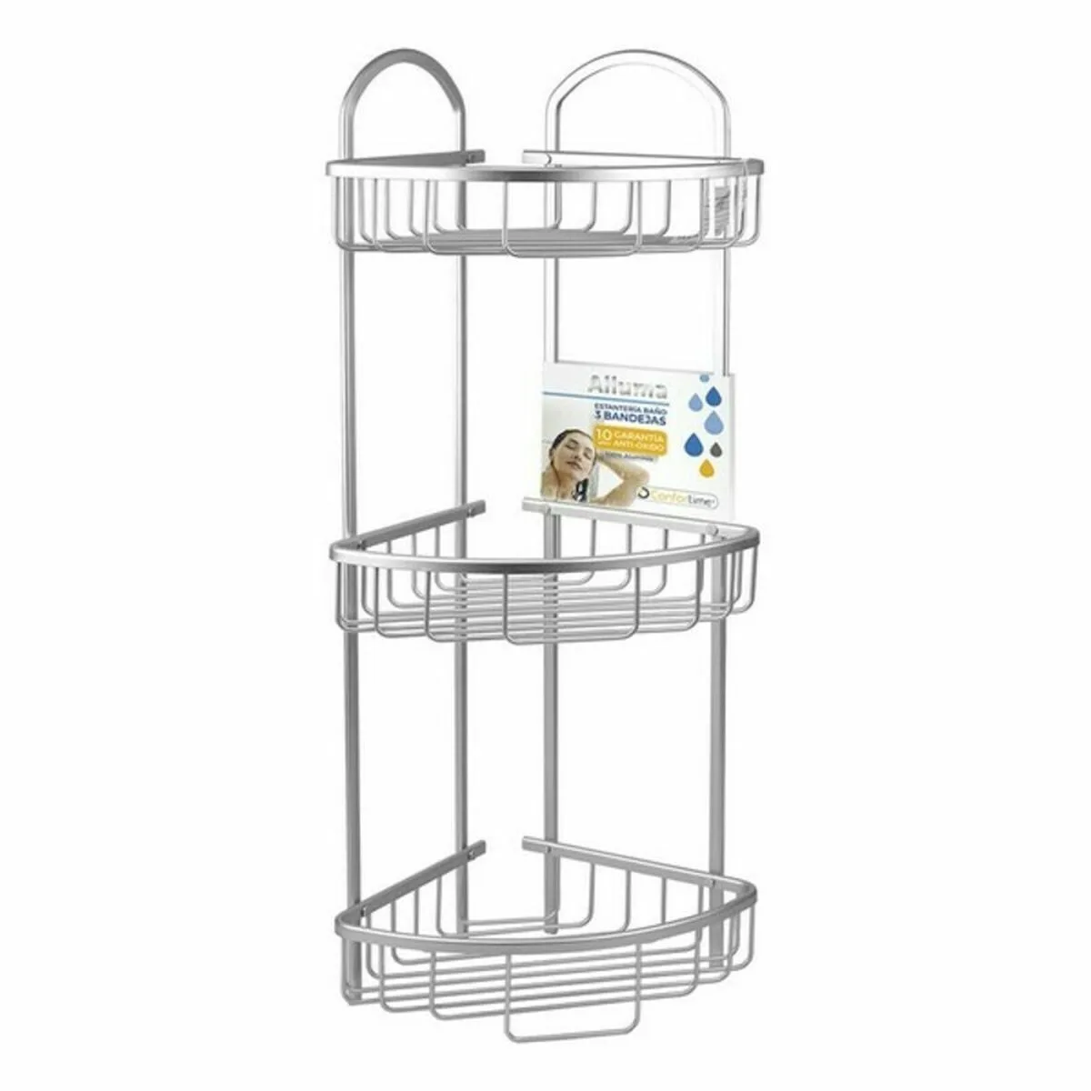 Etagere d angle confortime alluma 23 x 23 x 67 5 cm 4 unites s223127575. Osez l'originalité avec les créations mode exclusives de Diaytar.