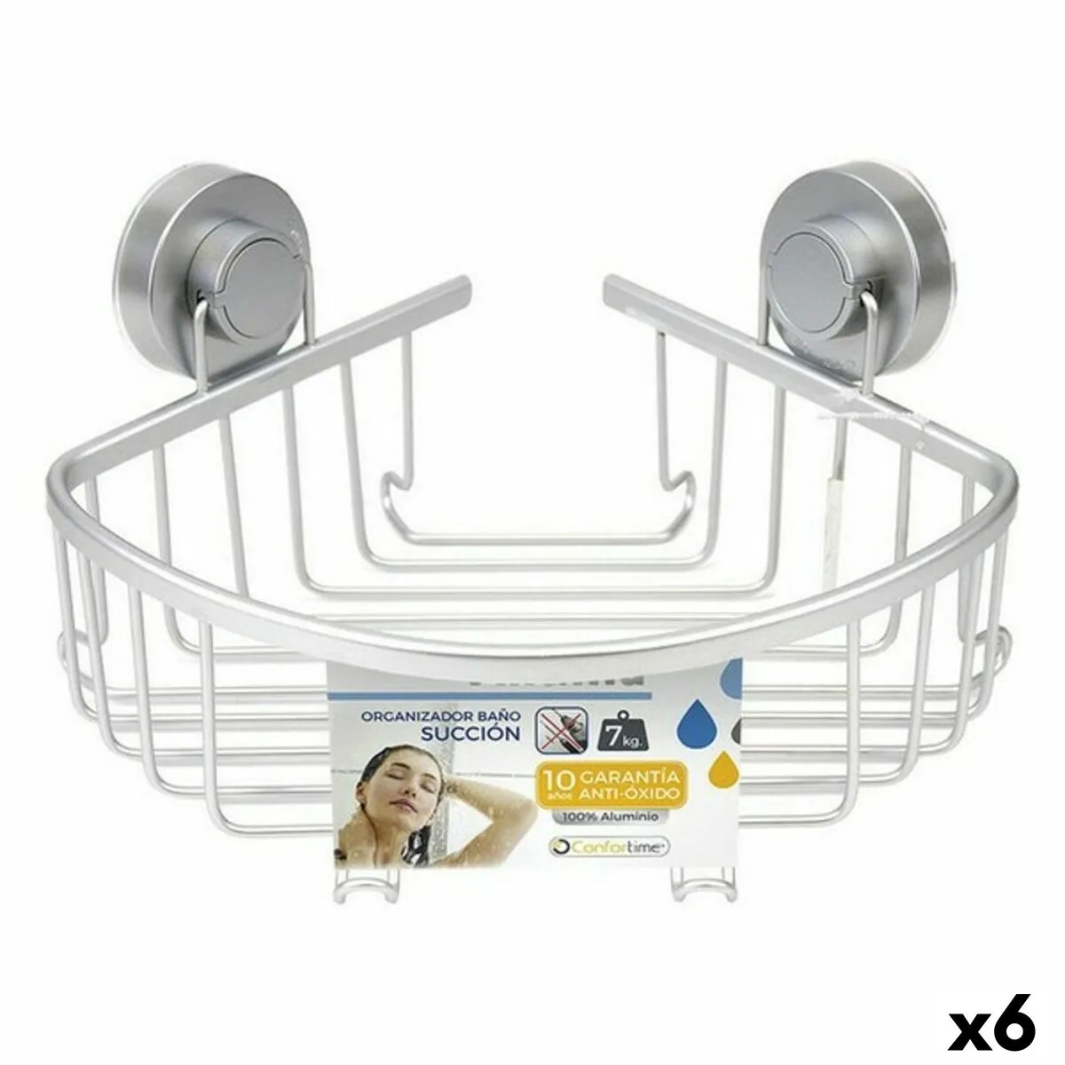 Etagere d angle confortime aluminium 22 5 x 27 x 14 5 cm 6 unites s223128042. Nous sélectionnons pour Diaytar des produits qui ont une histoire, une âme, et qui sauront trouver une place dans la vôtre.
