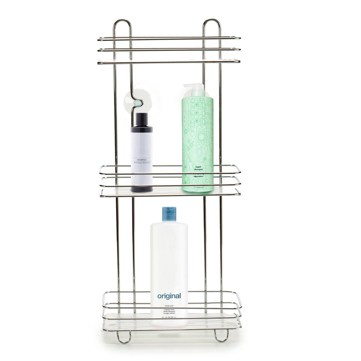 Etagere de salle de bains berilo transparent argente s360606316. Votre boutique de confiance Diaytar vous accompagne dans tous vos projets.