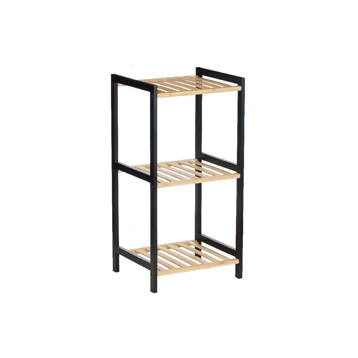 Etagere de salle de bains berilo wr5503 3 464 noir naturel 35 x 30 x 70 cm s362926231. La qualité Diaytar : un engagement, une promesse, une satisfaction garantie.