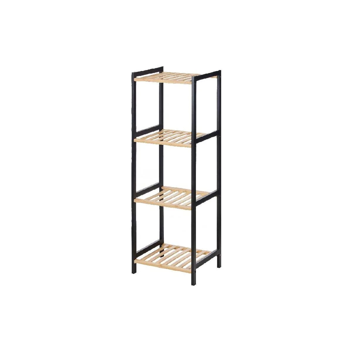Etagere de salle de bains berilo wr5503 4 459 noir naturel 35 x 30 x 100 cm s362925717. Votre style, votre personnalité, nos produits : bienvenue chez Diaytar !
