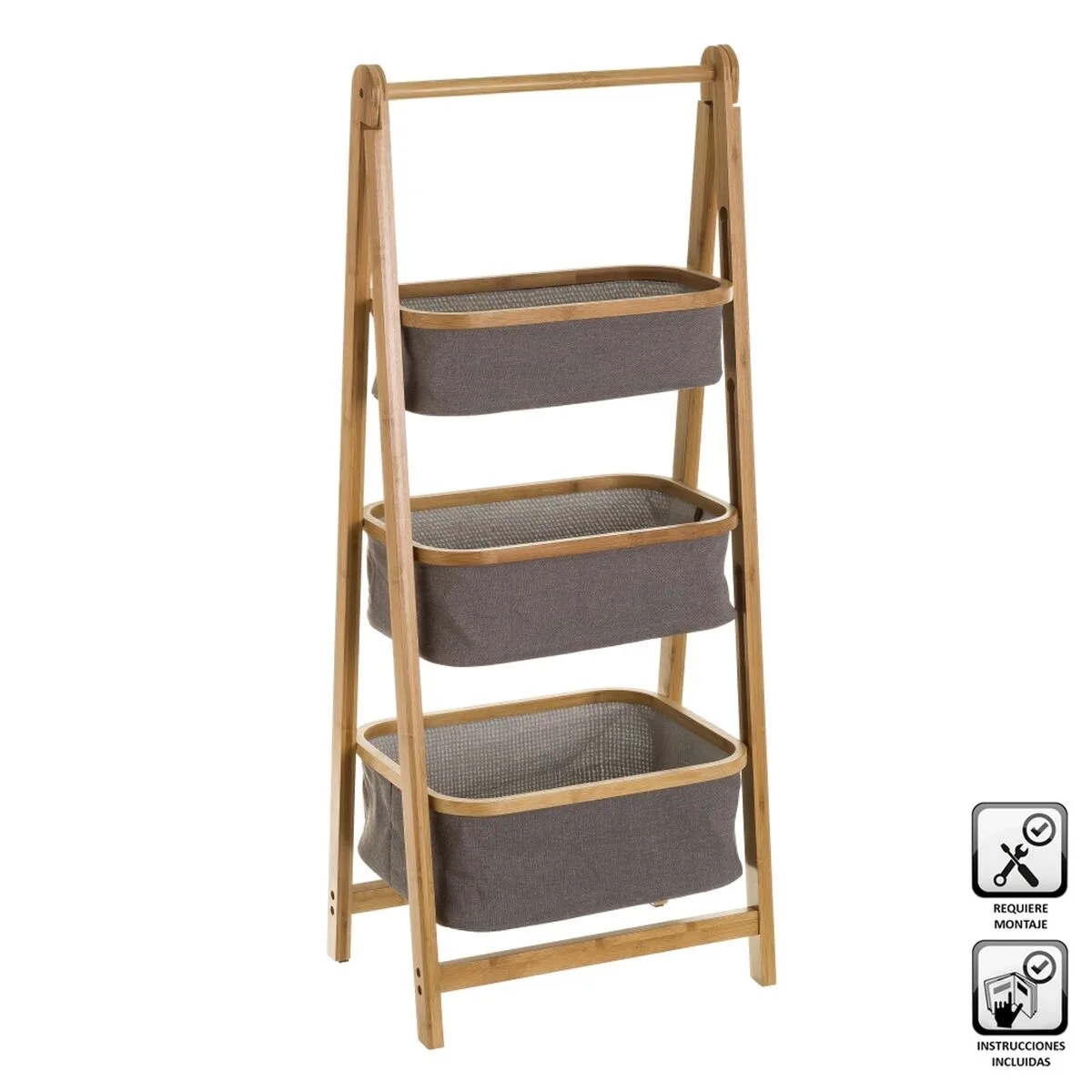 Etagere de salle de bains gris naturel 45 x 34 x 109 cm s880750850. Diaytar, c'est l'alliance inattendue entre la rigueur suisse et la créativité italienne, appliquée au produit généraliste.
