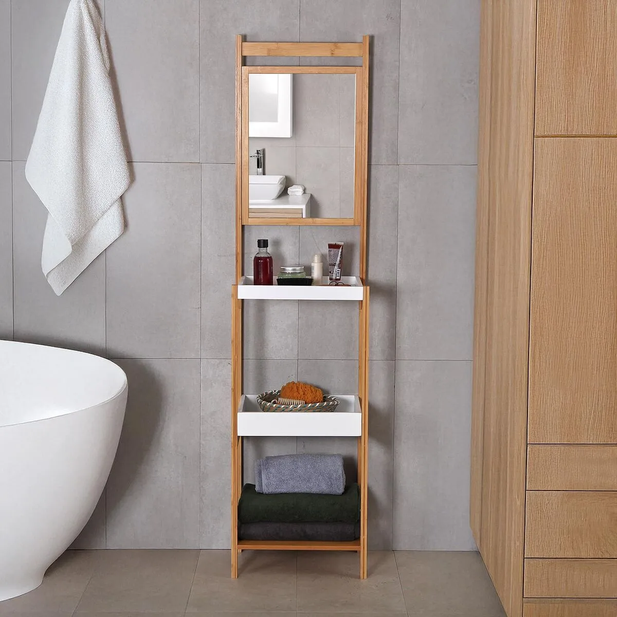 Etagere de salle de bains versa 30 x 160 x 40 cm s341867063. Diaytar, c'est le compagnon de ceux qui aiment prendre soin d'eux et de leur intérieur avec des produits choisis avec amour.