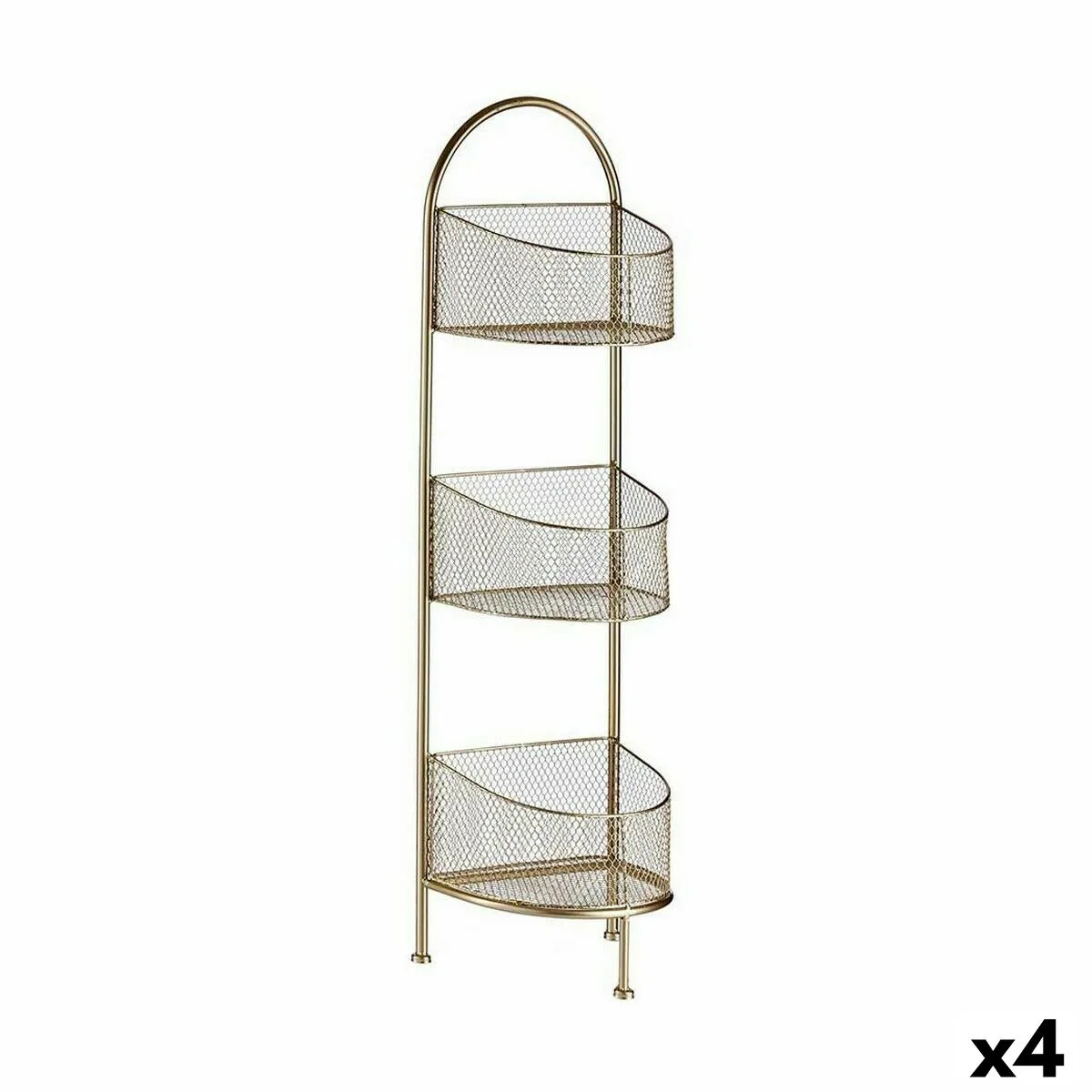 Etagere dore metal 21 2 x 97 x 28 5 cm 4 unites s362564966. Diaytar Home : Créez l'atmosphère parfaite dans chaque pièce de votre maison.