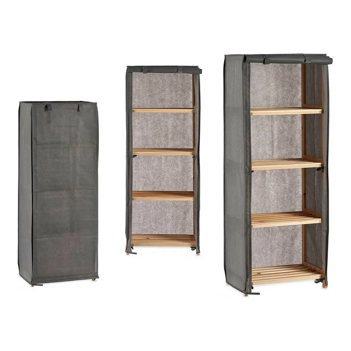 Etagere kipit mh10228h marron gris bois 30 x 113 x 42 cm s360983397. Révélez votre style avec la collection capsule Diaytar, limitée et exclusive.