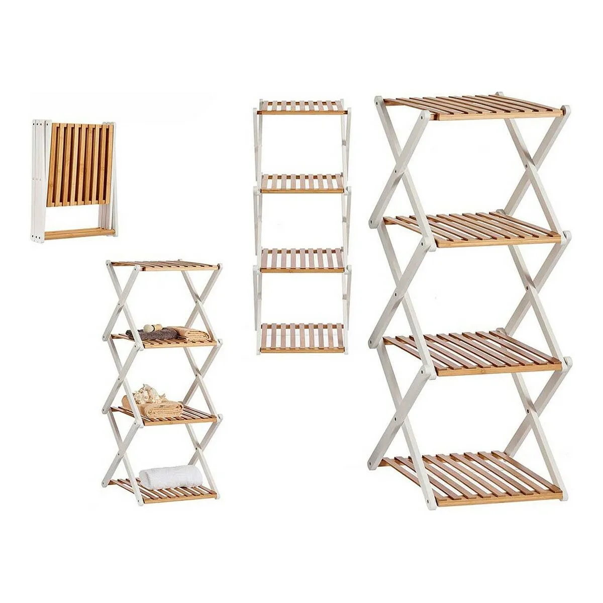 Etagere marron blanc pliable bois 32 x 96 x 39 cm s361021678. Notre raison d'être : vous faire économiser le plus précieux des resources : votre temps. Bienvenue sur Diaytar, les produits triés sur le volet.