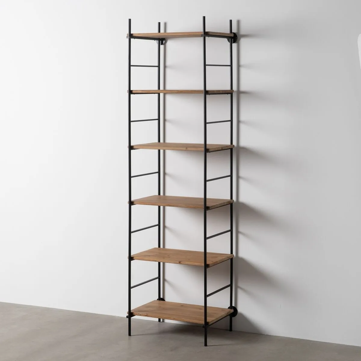 Etagere noir beige fer bois d epicea 64 x 44 x 220 cm s880618088. Diaytar réinvente le e-commerce avec une approche généraliste axée sur la qualité, la tendance et l'accessibilité