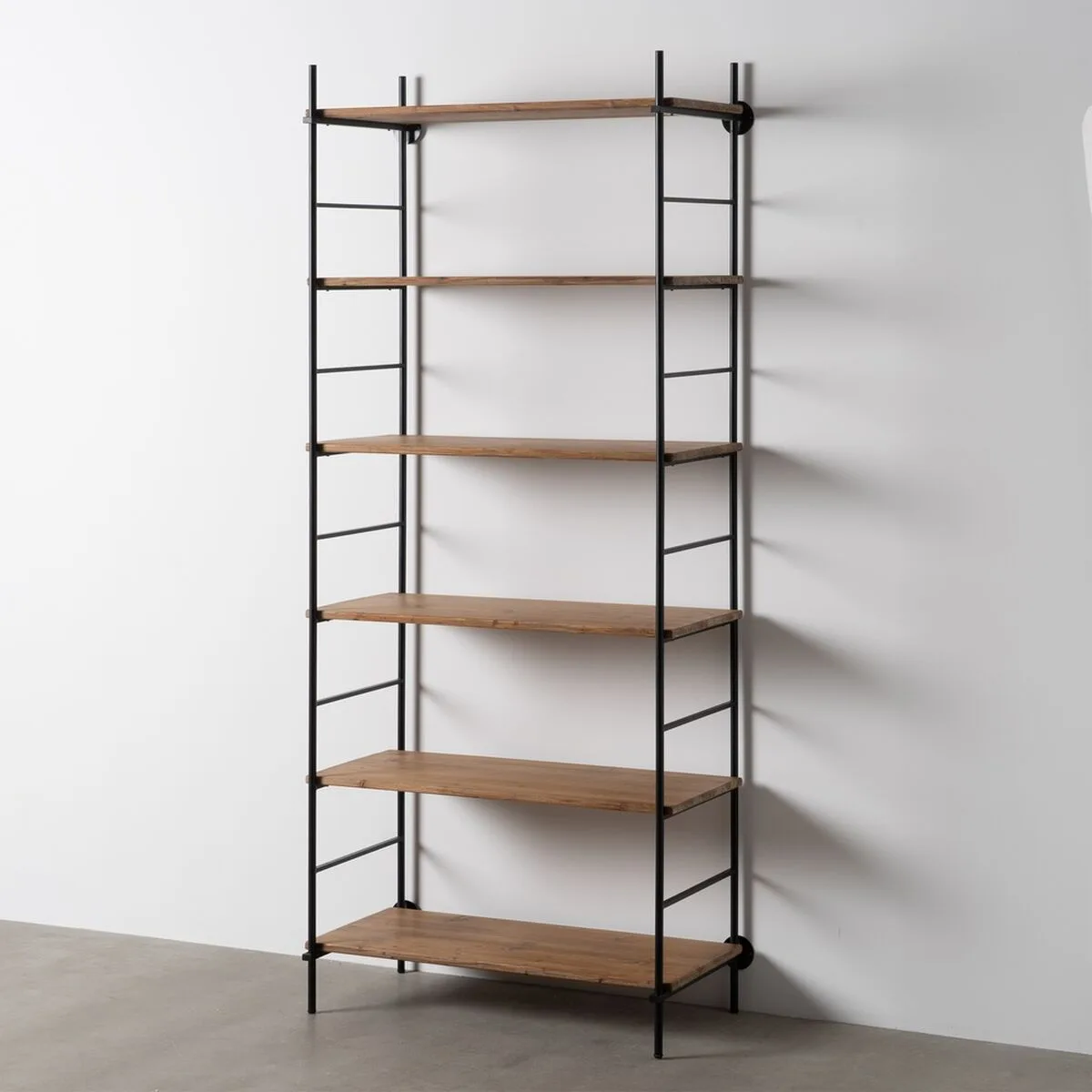 Etagere noir beige fer bois d epicea 94 x 44 x 220 cm s880618149. Notre ambition chez Diaytar : être la source la plus fiable pour vos achats de produits généraux et high-tech tendance