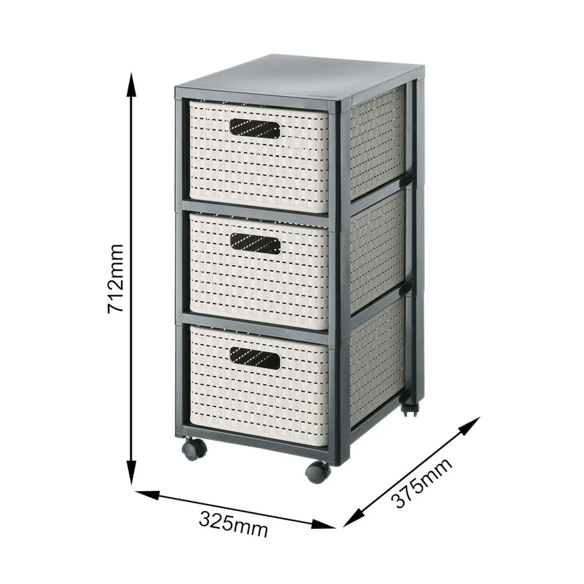Etagere rotho country anthracite polypropylene plastique s9110804055. Diaytar Home : Créez l'atmosphère parfaite dans chaque pièce de votre maison.