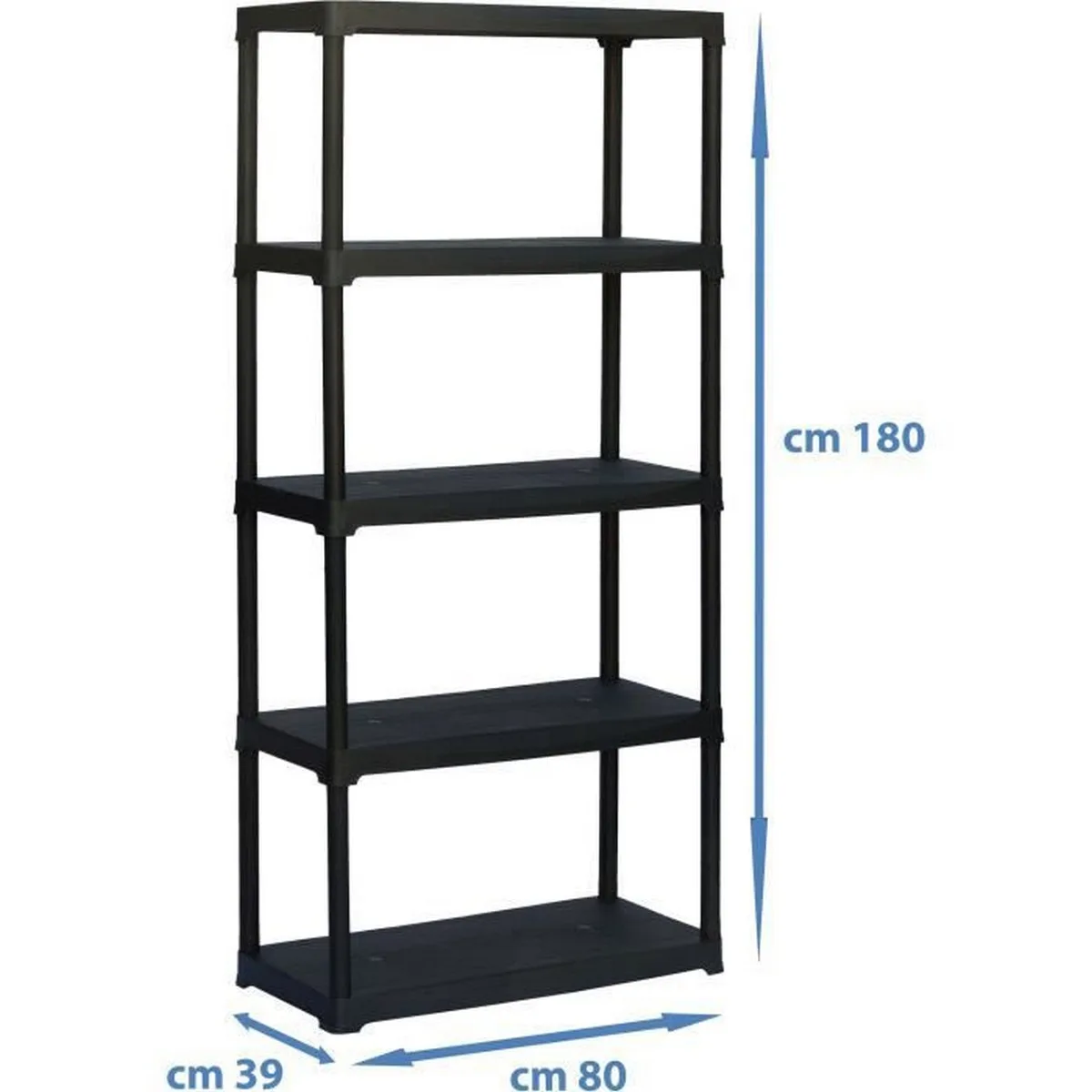 Etagere tood resine 5 etageres 30 kg 39 x 80 x 180 cm s710787813. Élargissez vos horizons avec Diaytar, le hub de tous les produits qui comptent vraiment dans votre vie de tous les jours