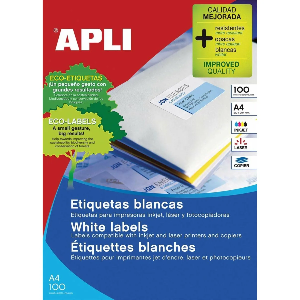 Etiquettes adhesives apli 01263 blanc s990128370. Diaytar : Le curateur de votre quotidien. Des produits soigneusement choisis pour leur originalité et leur utilité