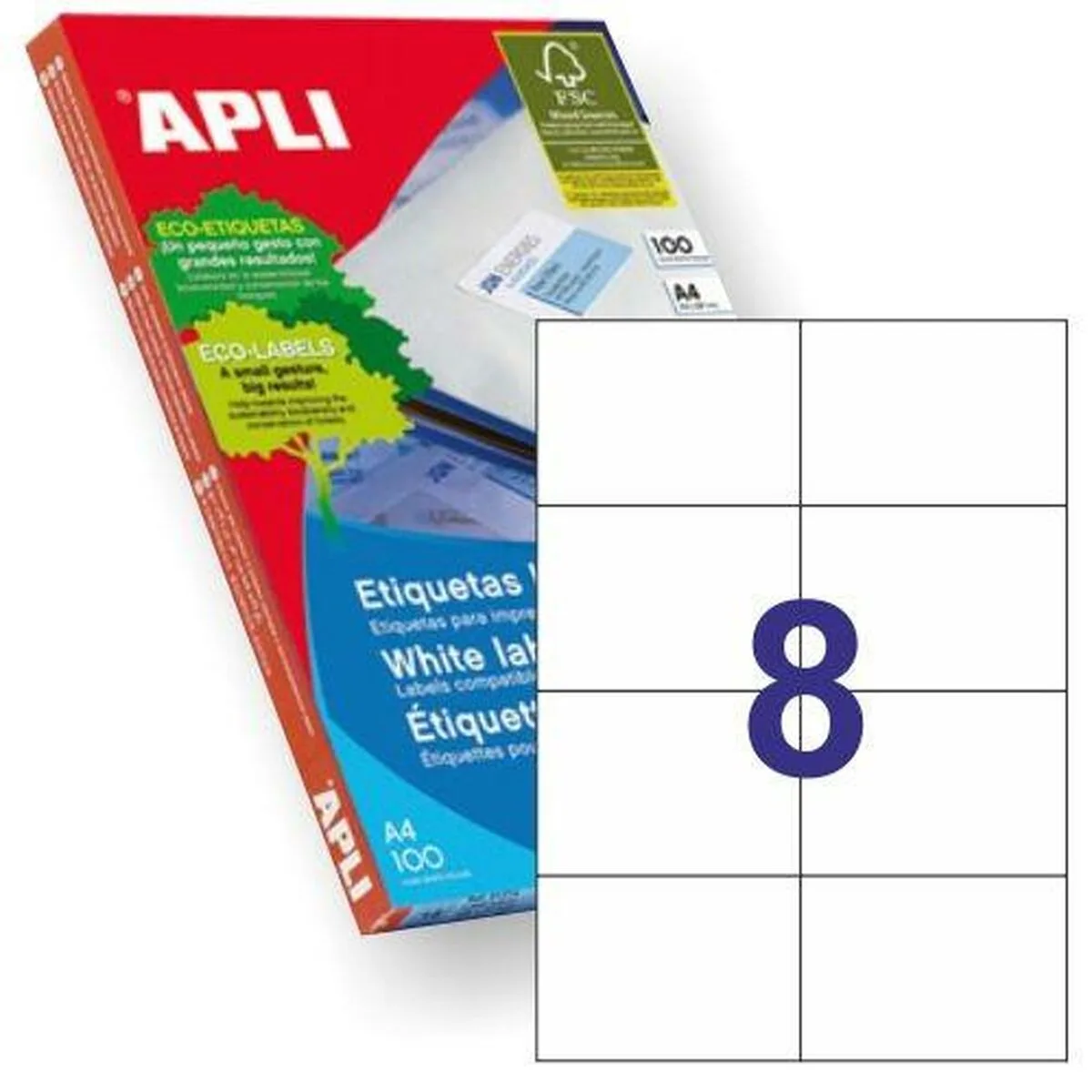 Etiquettes adhesives apli 1279 100 volets 105 x 74 mm blanc s7718028418. Diaytar, c'est le compagnon de ceux qui aiment prendre soin d'eux et de leur intérieur avec des produits choisis avec amour.