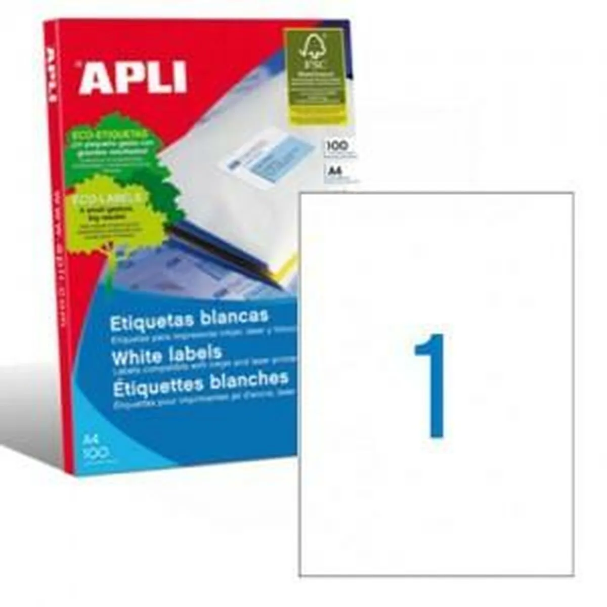 Etiquettes adhesives apli 1281 100 volets 210 x 297 mm blanc s7718028691. Rejoignez la communauté Diaytar et vivez une expérience shopping unique.