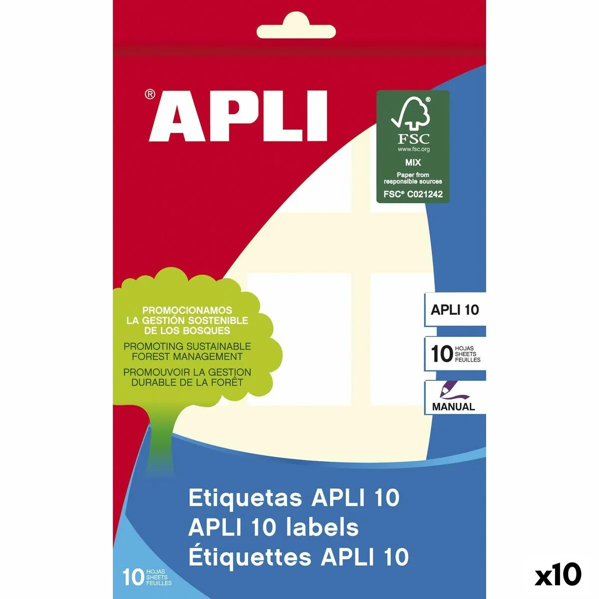 Etiquettes adhesives apli blanc 10 volets 32 x 41 mm 10 unites s842647784. Explorez Diaytar et laissez-vous surprendre par notre diversité de produits.