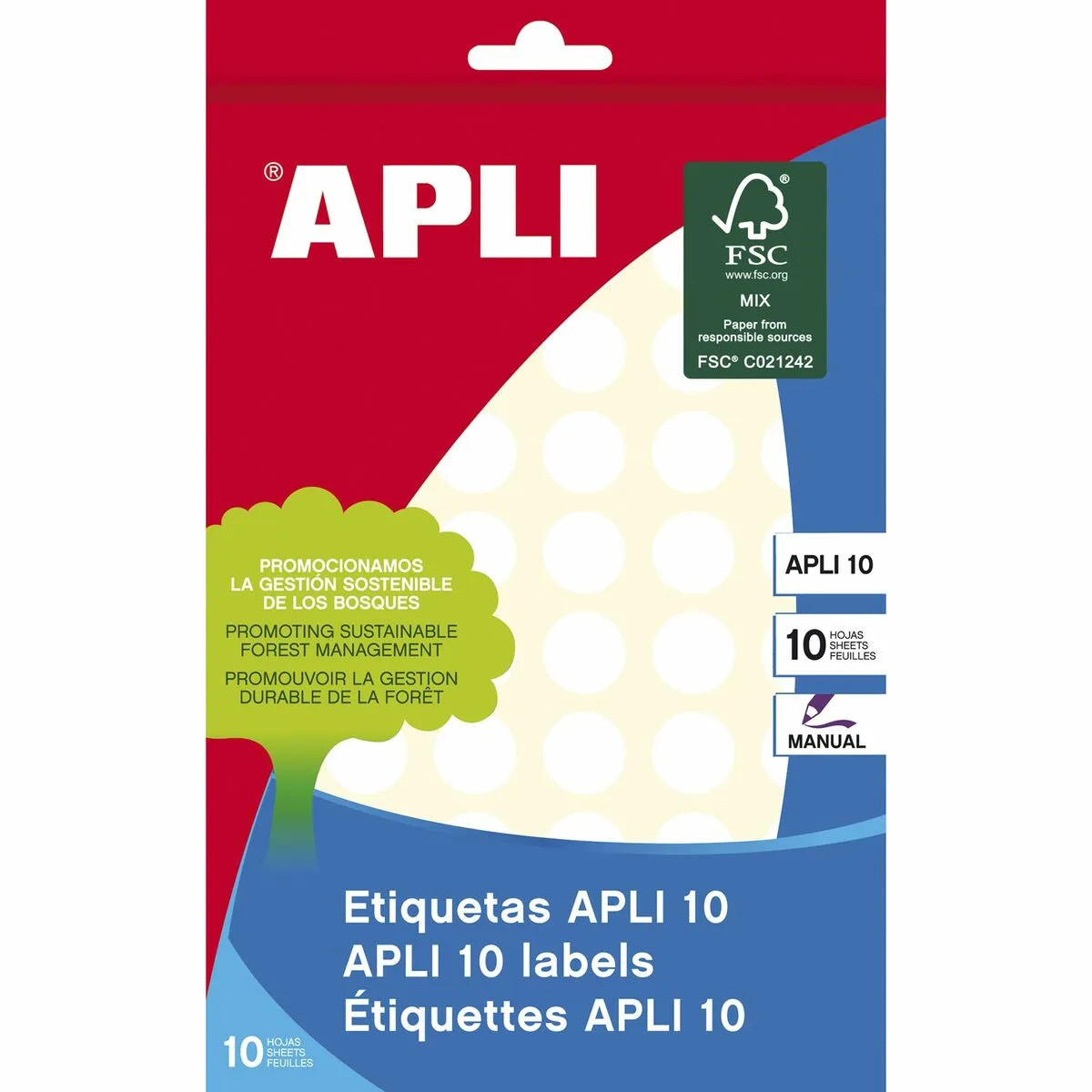 Etiquettes adhesives apli blanc 10 volets o 1 3 cm 10 unites s842647028. Diaytar décomplexe le shopping en ligne : trouvez tout ce dont vous avez besoin et tout ce dont vous rêvez, au même endroit