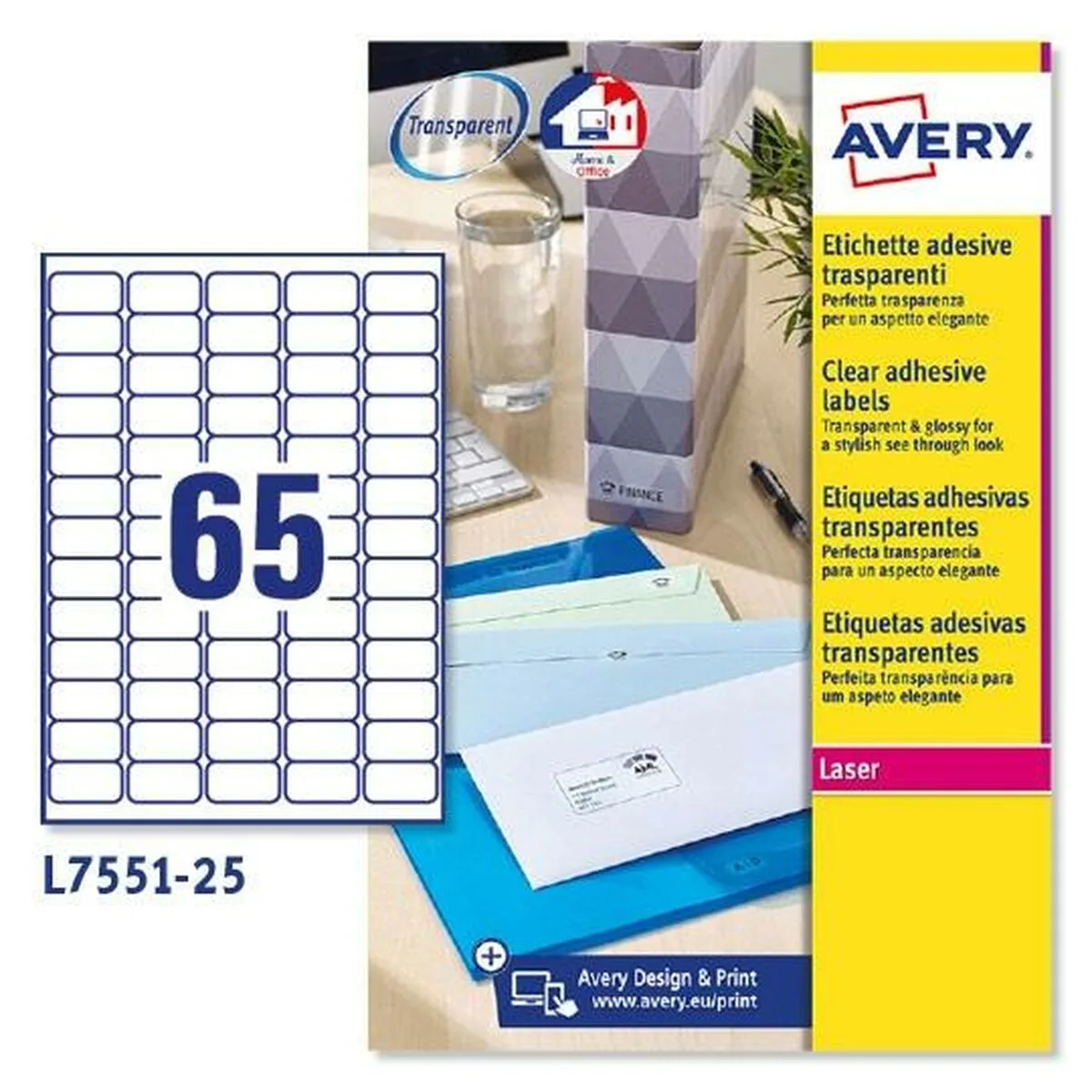 Etiquettes adhesives avery transparent 210 x 297 mm 38 1 x 21 2 mm s840146842. Bienvenue sur Diaytar, où le shopping généraliste devient une chasse au trésor pour produits tendance et innovants