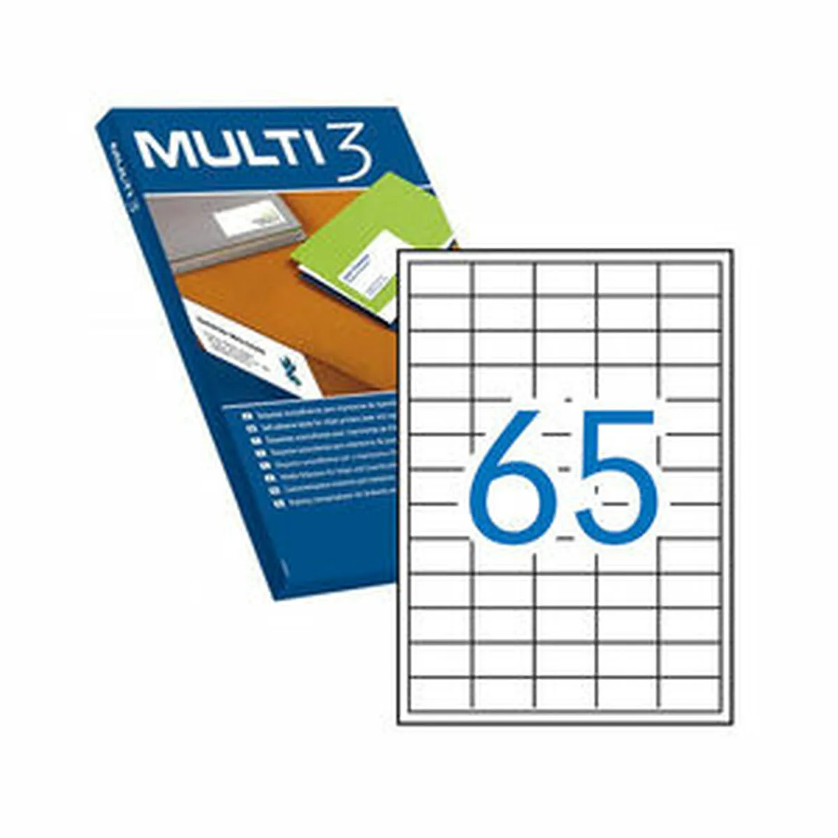 Etiquettes adhesives multi 3 blanc droit 500 volets 38 x 21 2 mm s841346396. Diaytar a fait le pari de la transparence : nous vous disons tout sur l'origine et la conception de nos produits.
