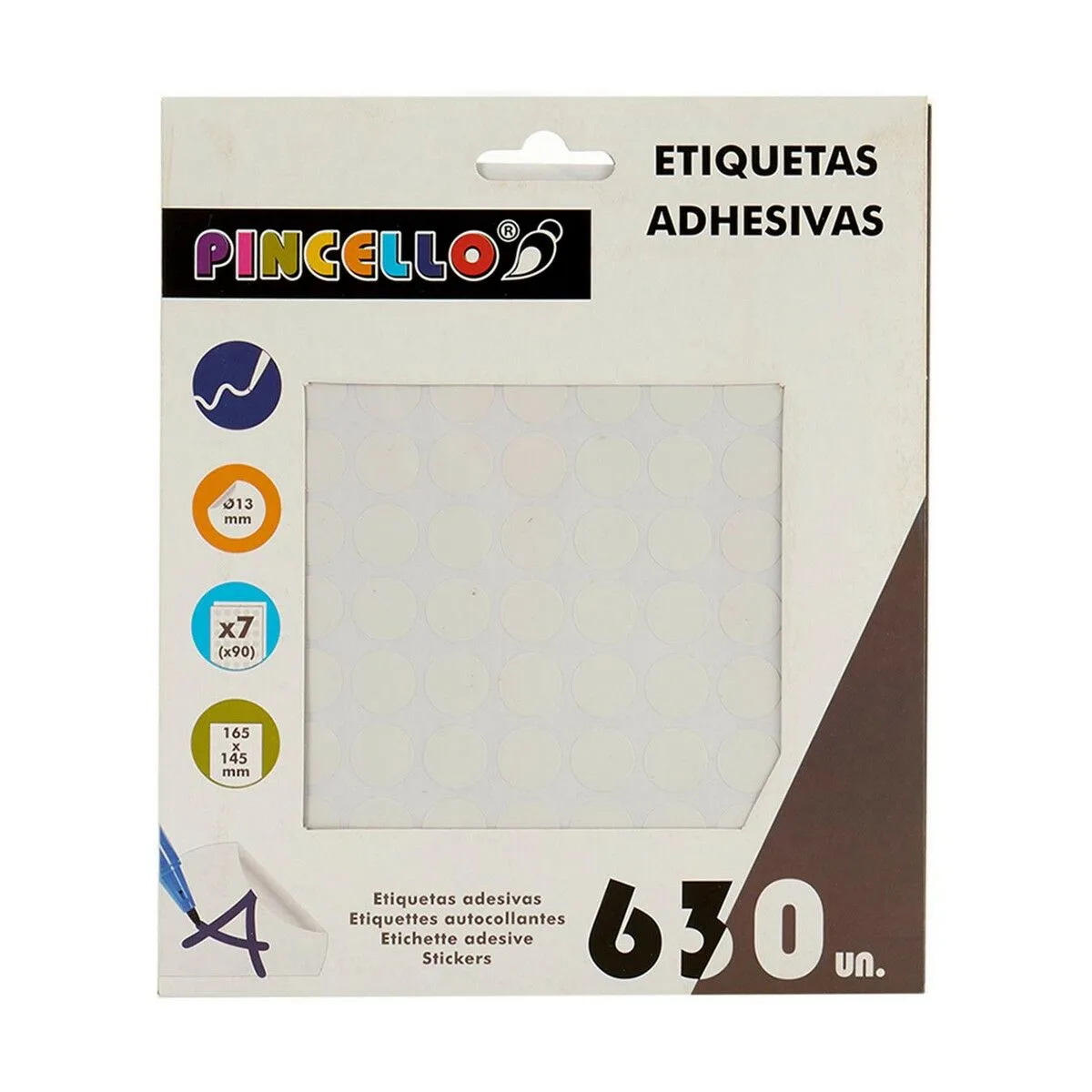 Etiquettes adhesives pincello 1711074 blanc o 13 mm 12 unites s362325849. Votre garde-robe mérite le style Diaytar - Découvrez nos nouveautés !