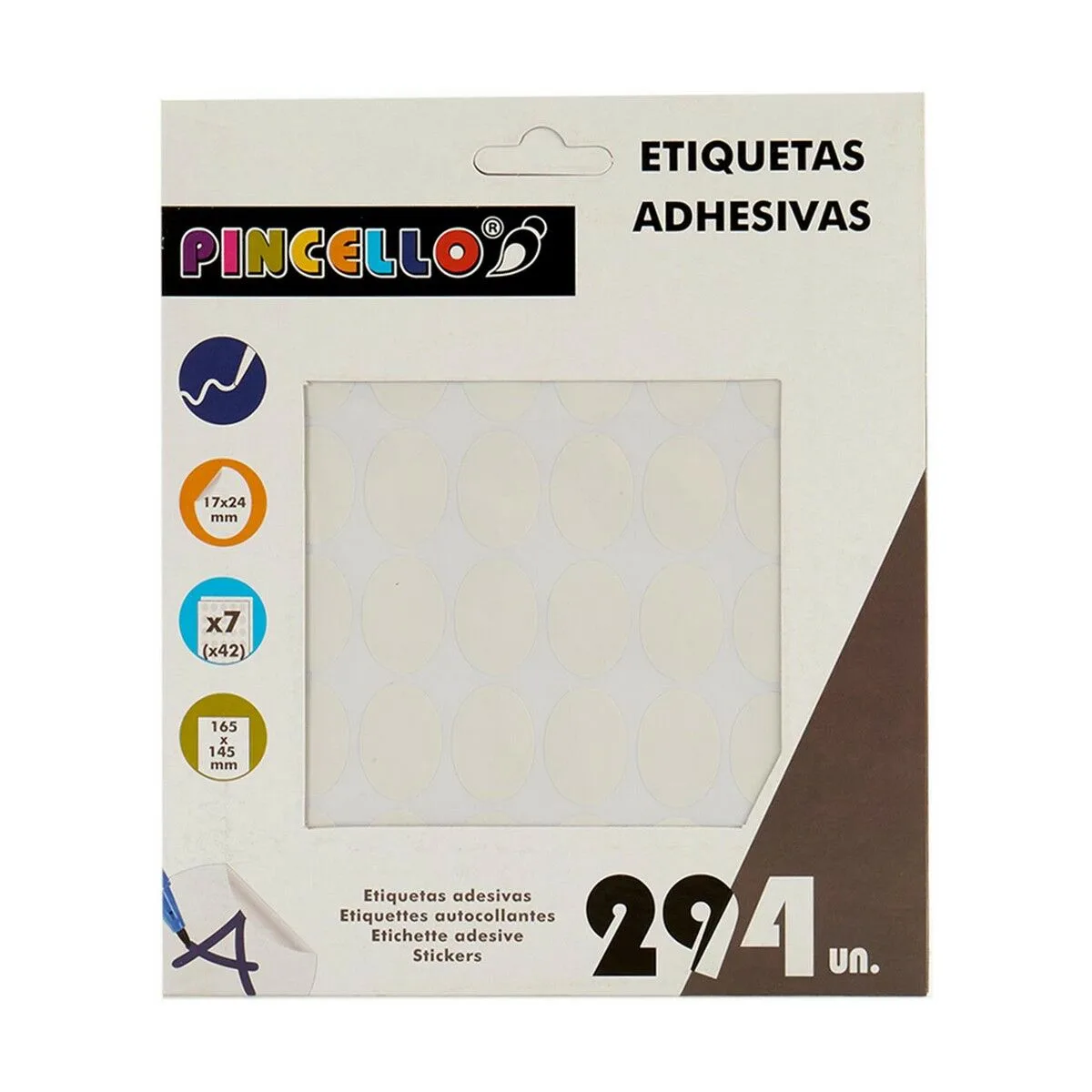 Etiquettes adhesives pincello 1711077 blanc 17 x 24 mm oblongue 12 unites s362326151. Prêt à upgrade votre vie ? Diaytar dégaine une arsenal de produits pour passer au niveau supérieur.