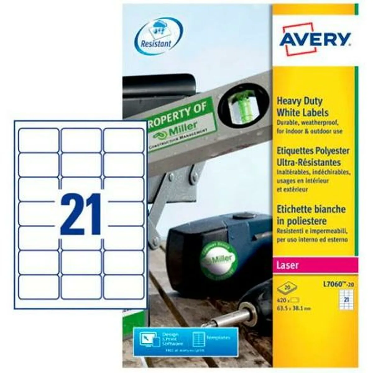 Etiquettes pour imprimante avery blanc 20 volets 63 5 x 38 1 mm 5 unites s842613093. Nous avons bâti Diaytar sur un principe simple : offrir le meilleur des produits généraux et électroniques sans élitisme
